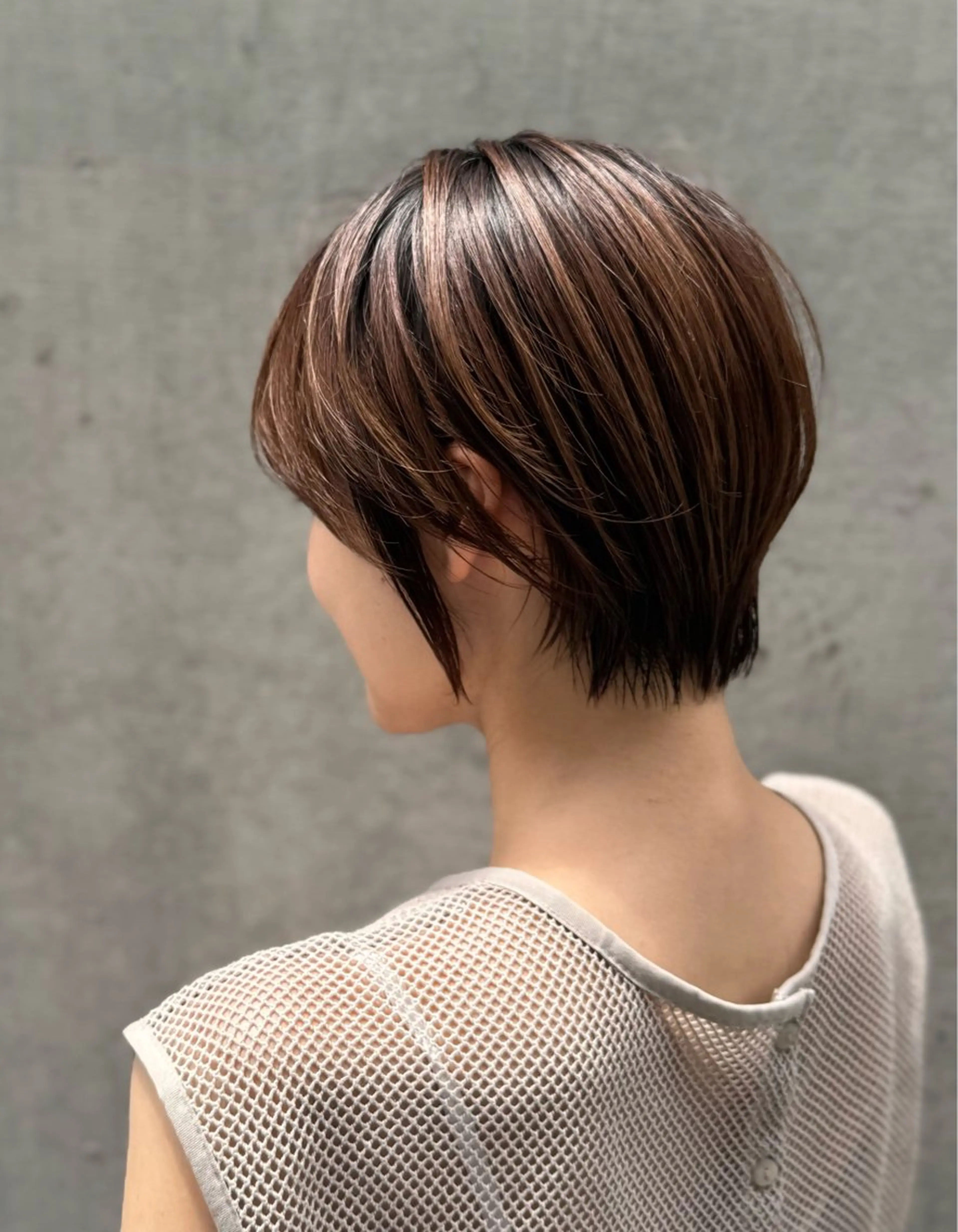 ショート ショートヘア 細貝和/ショートボブ /顔周りレイヤーのヘアスタイル