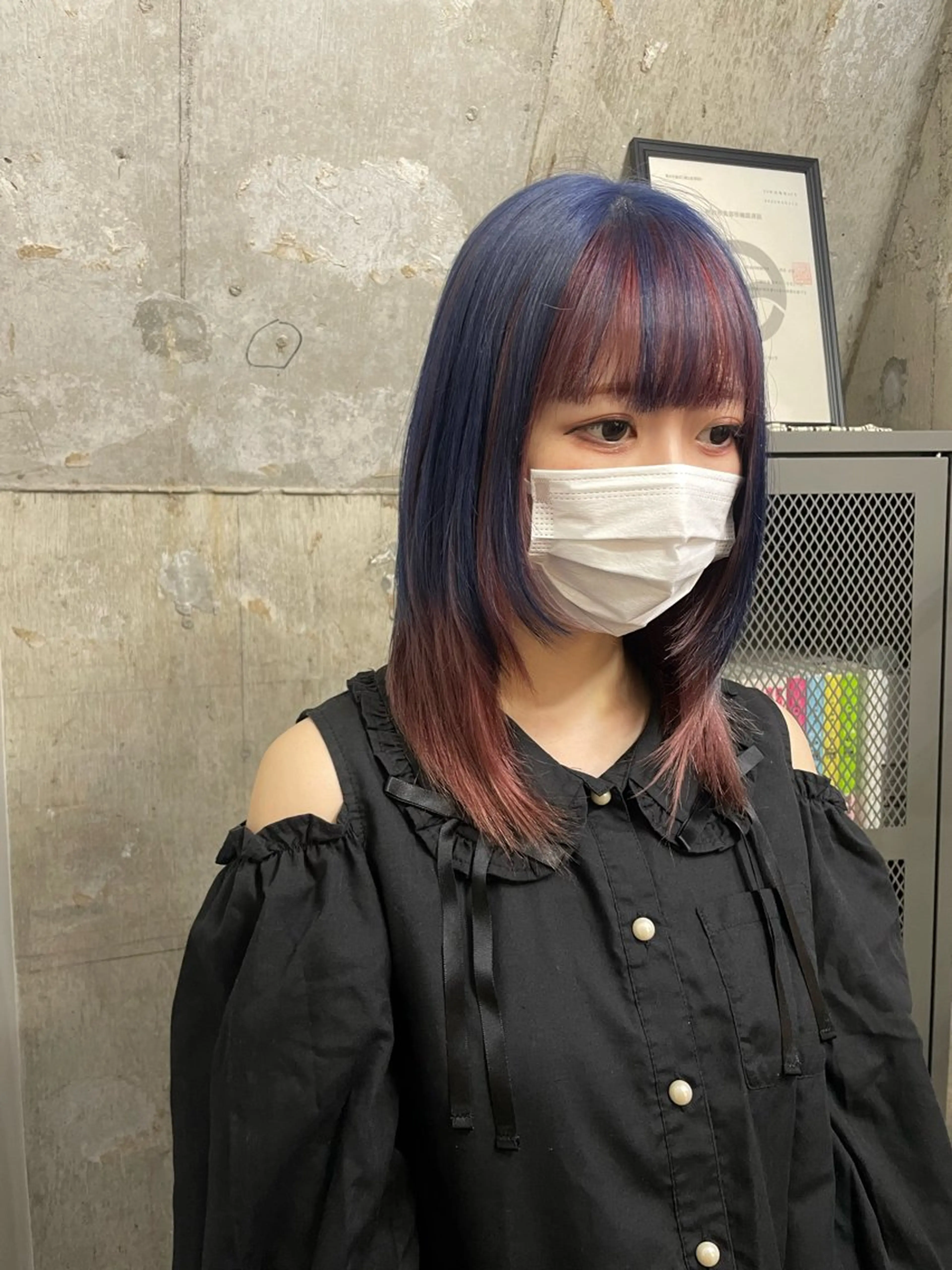 セミロング カラー デザインカラー ヘアカラー ニュアンスカラー/ 🫧レミ(坊主)のヘアスタイル