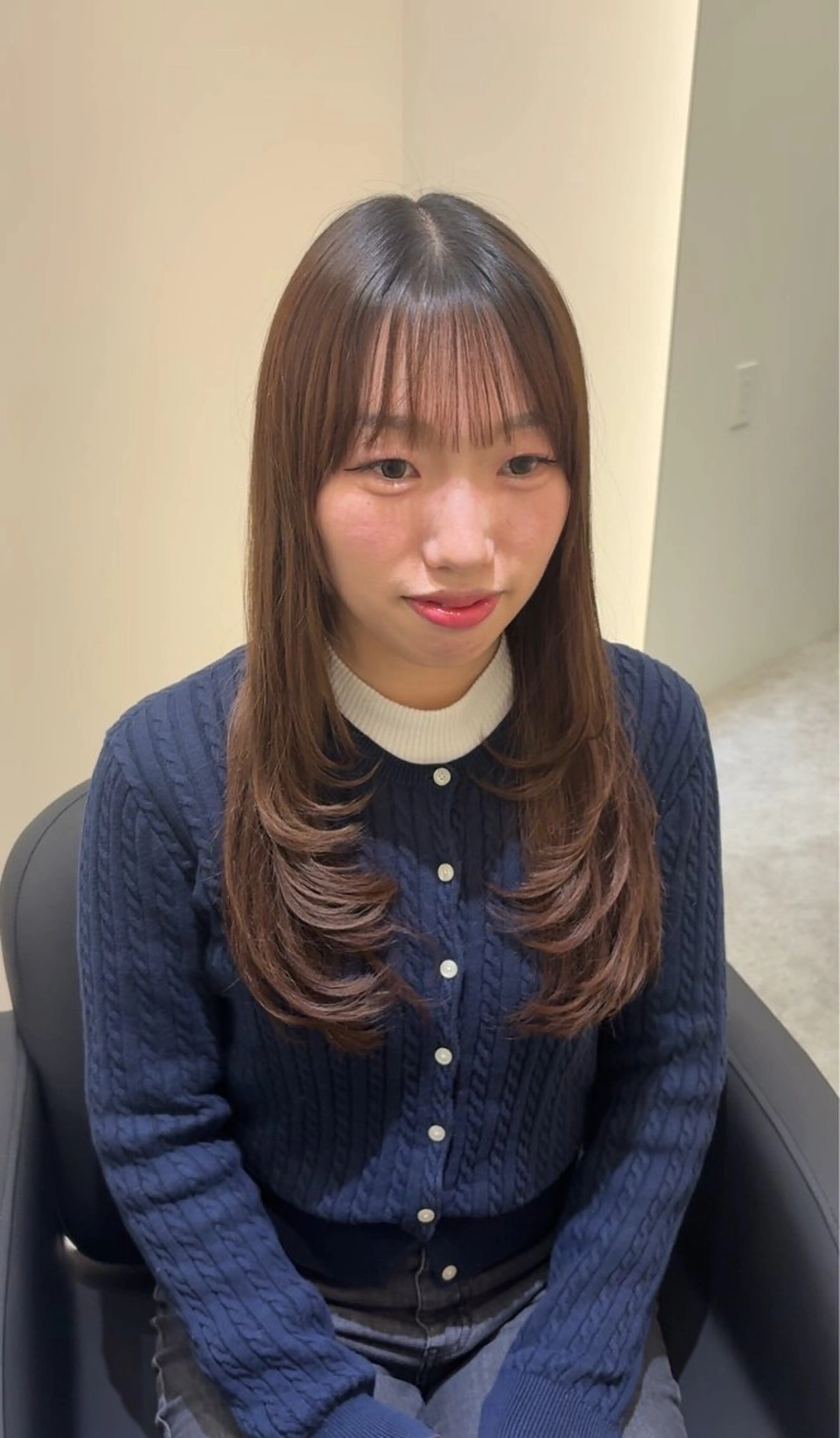 ロング レイヤーカット よしえ /心斎橋美容室のヘアスタイル