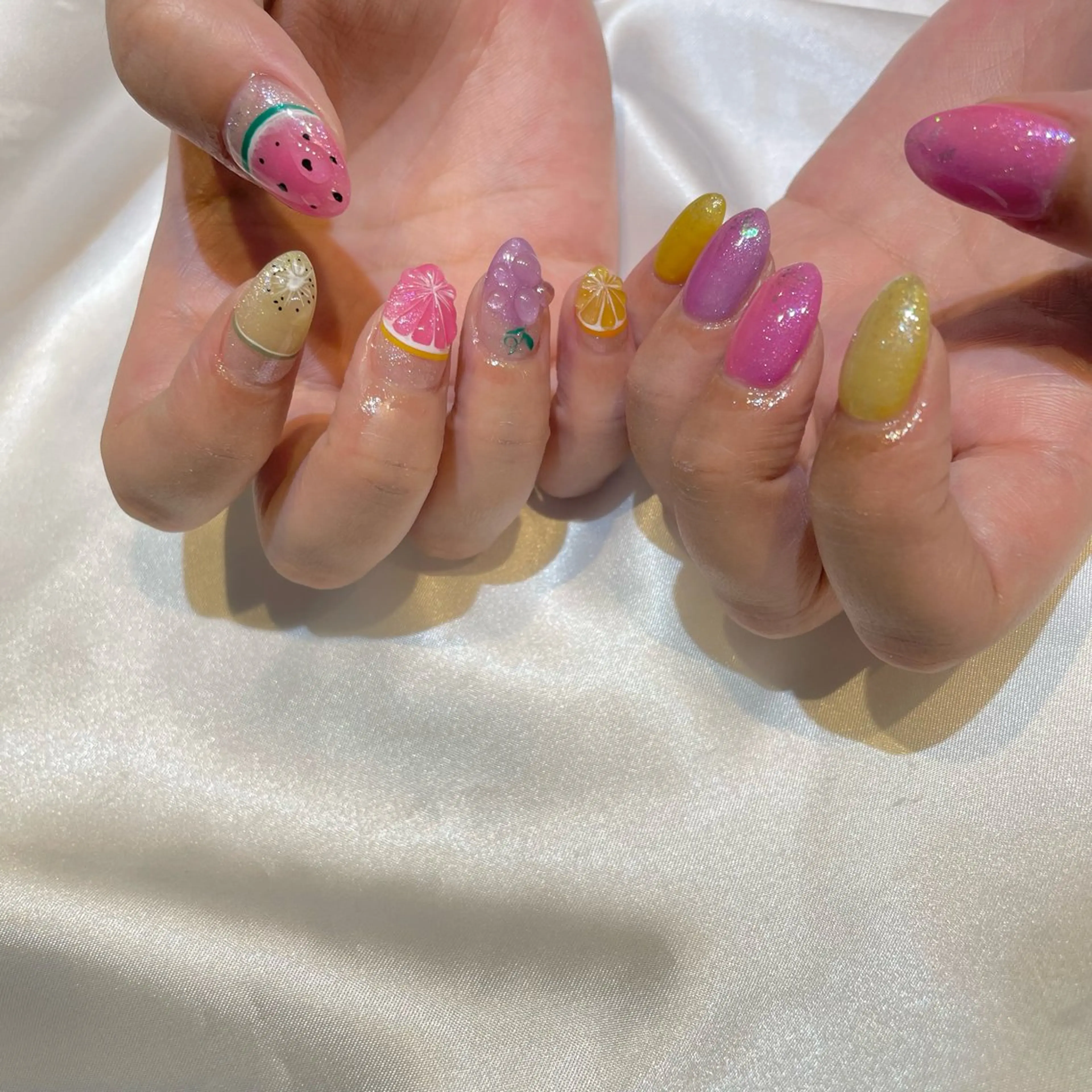 ネイル ハンドネイル 糀屋 彩奈のネイルデザイン