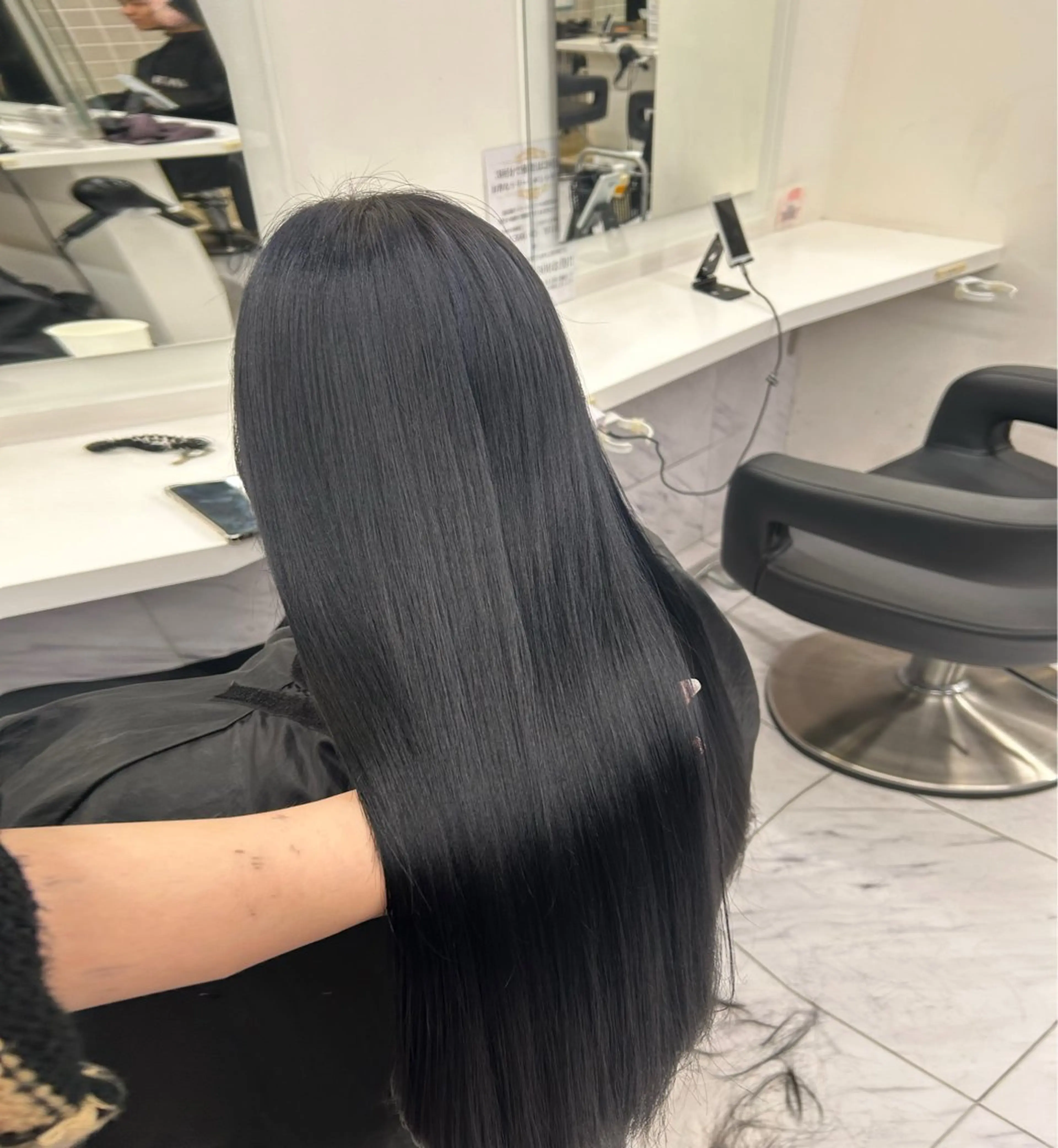ロング カラー カット ヘアカラー トリートメント 🥂上品ワンホンヘア 🥂nozomiのヘアスタイル