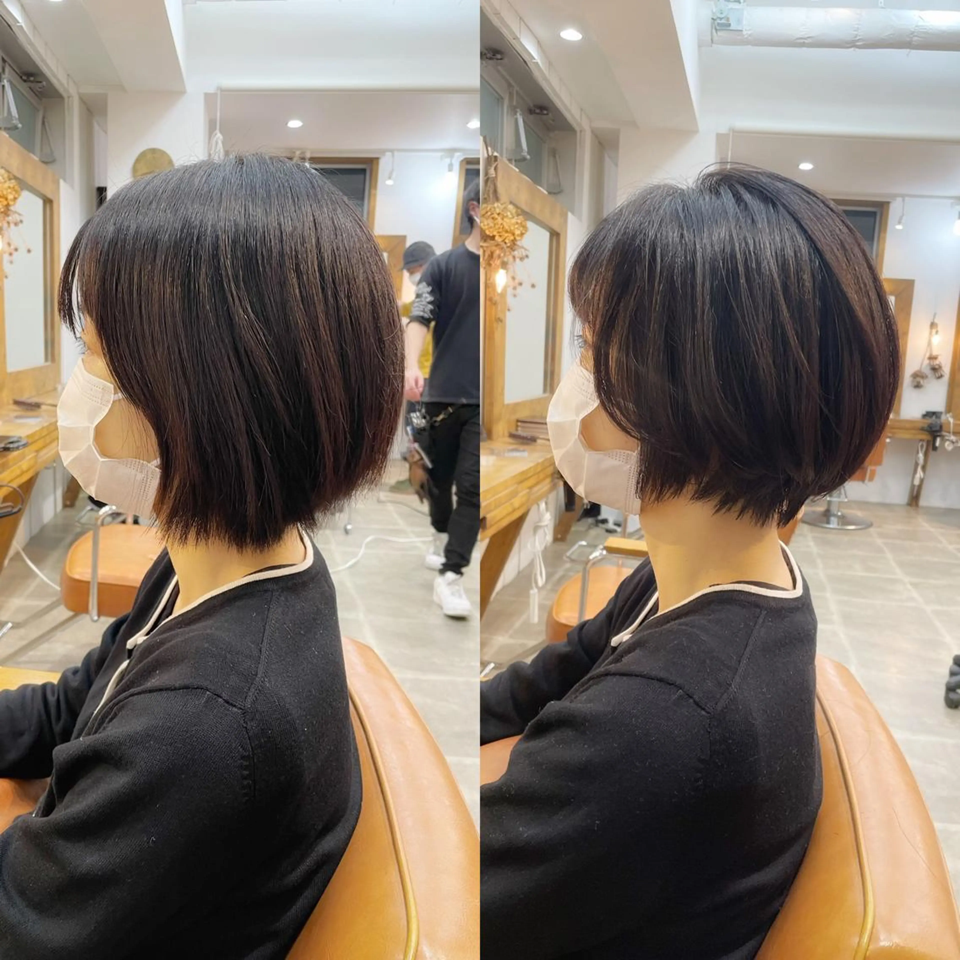 ショート カラー ショートボブ ボブ ミセス ショートヘア 👑銀座ショート/ 絶壁補正/金子涼👑のヘアスタイル