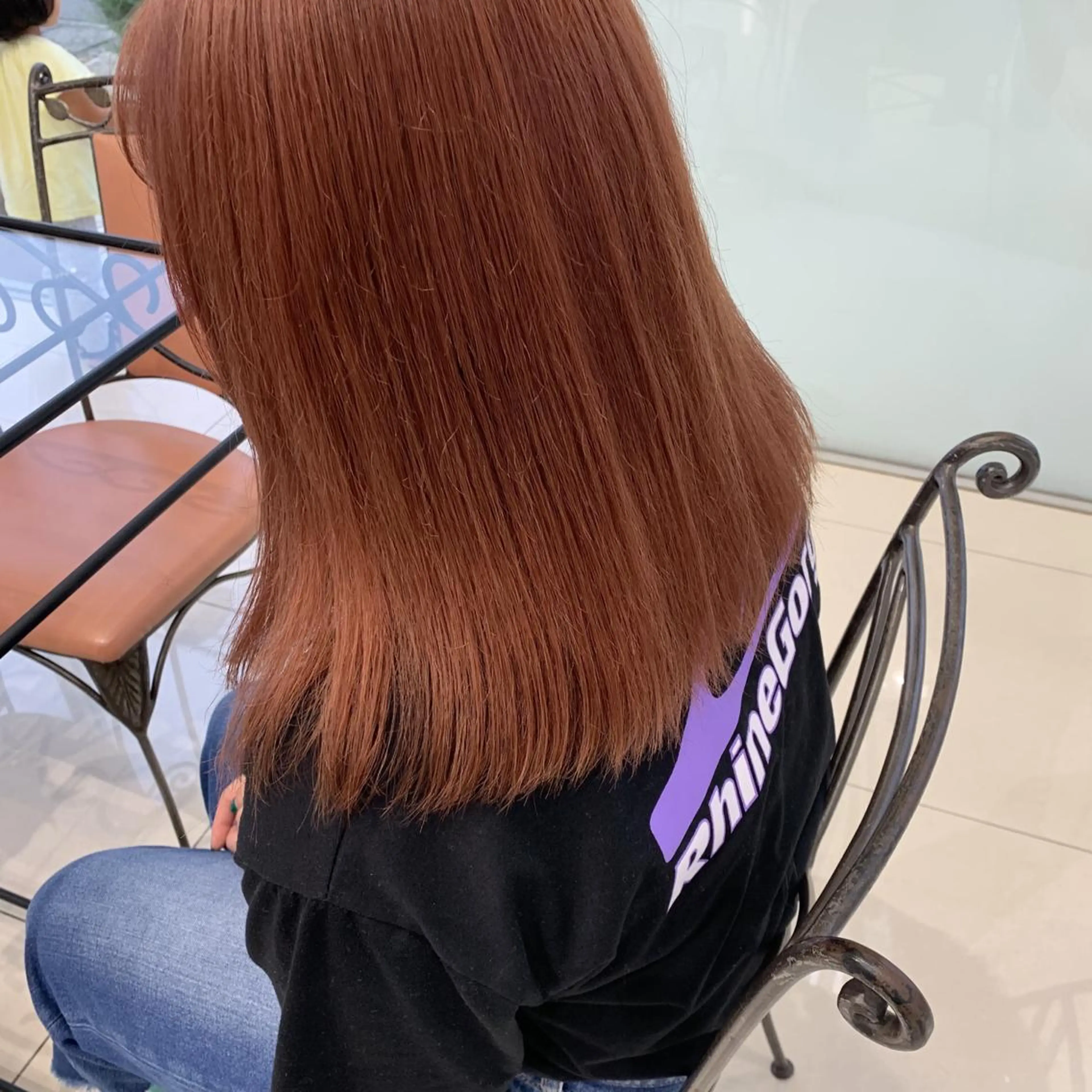 セミロング カラー 髪質改善🫧ベージュ 椙山 響のヘアスタイル