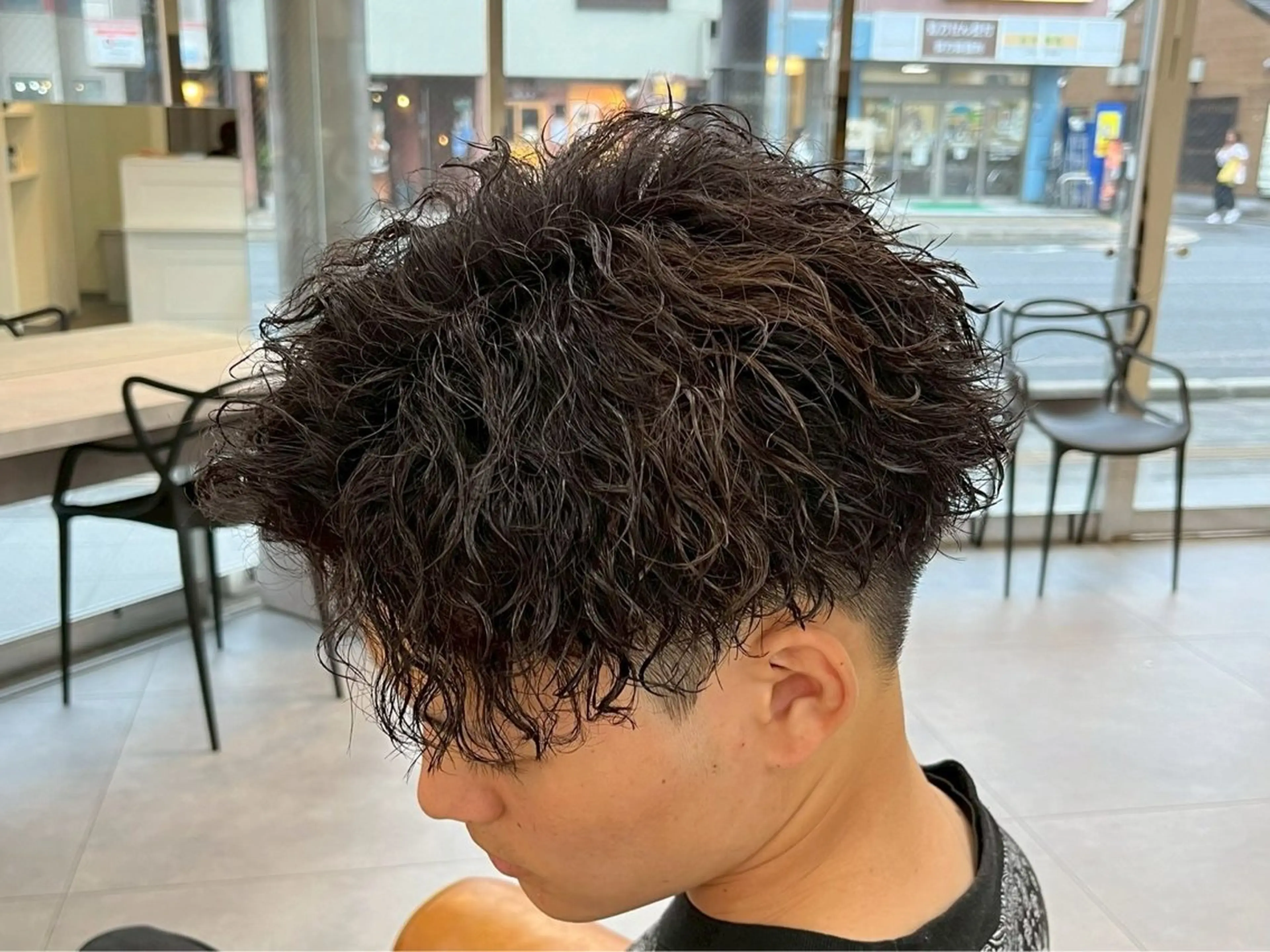 メンズ 京都駅メンズサロン マッシュのヘアスタイル