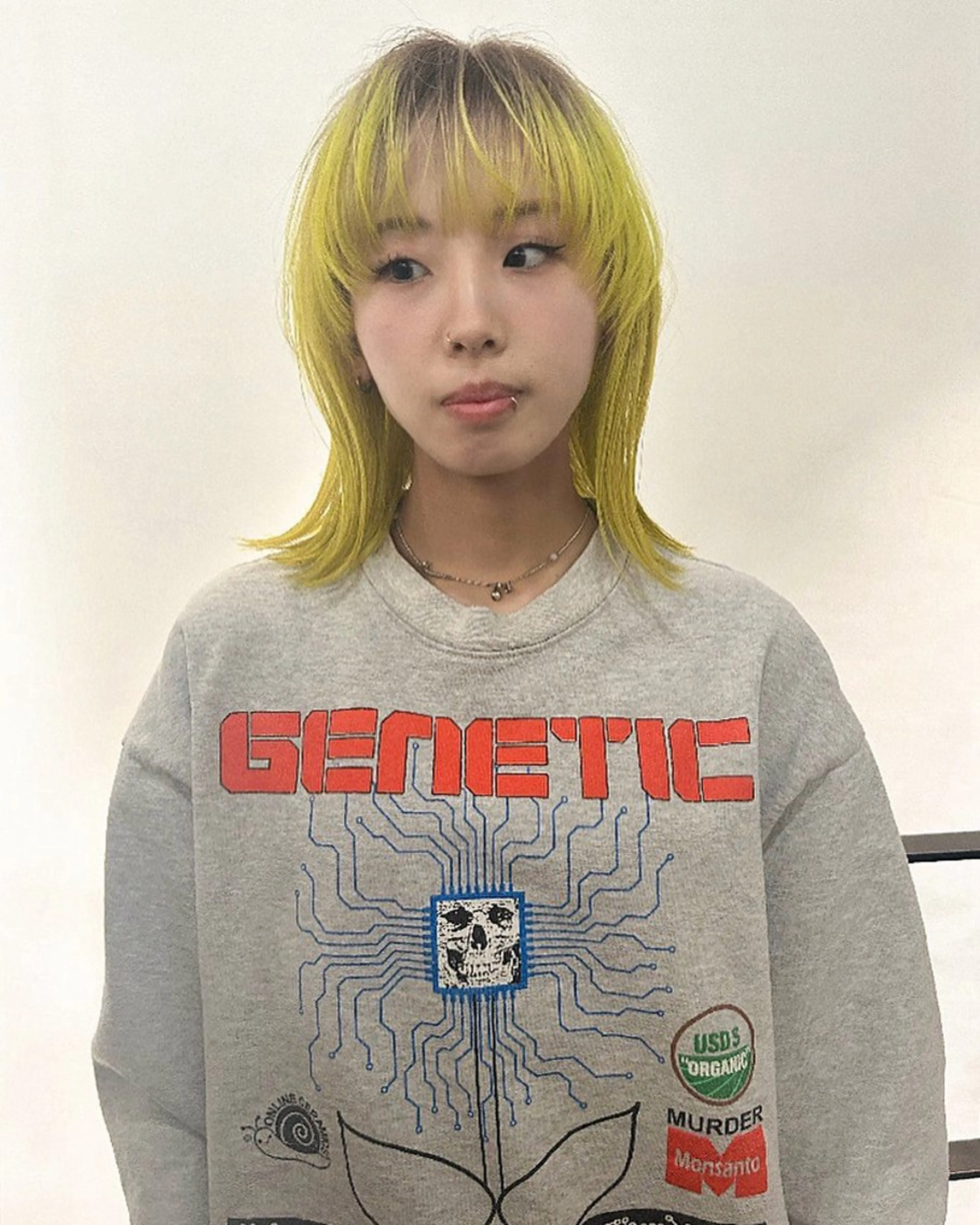 ミディアム カラー ベージュカラー イエローカラー カット ヘアカラー トリートメント Loom.所属・村上雅人 ナチュラルモードのヘアスタイル