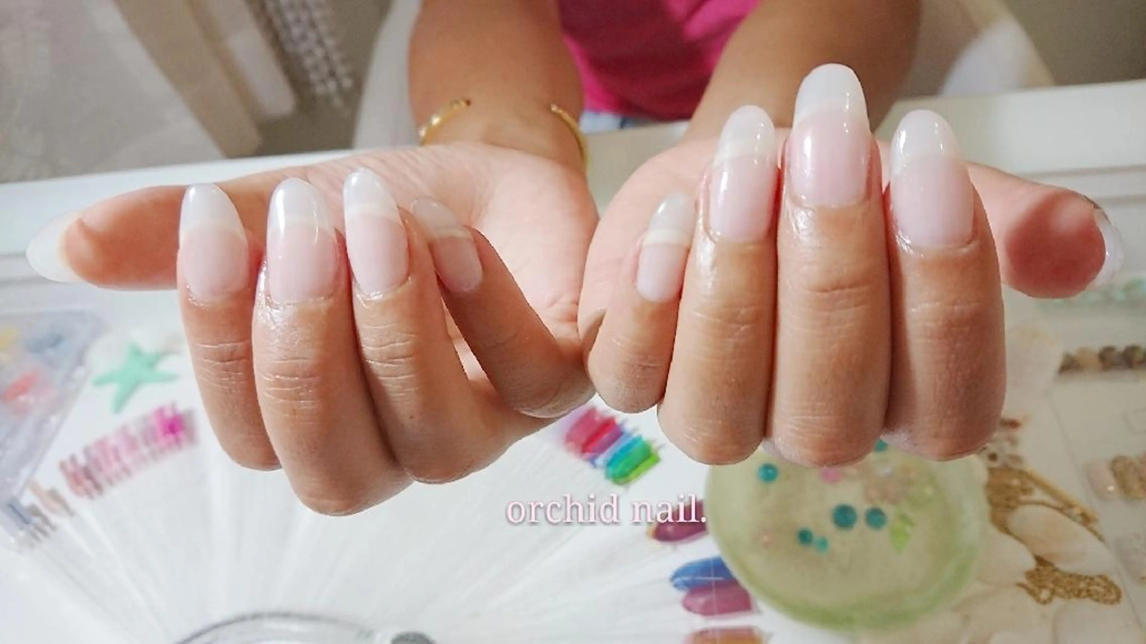 ネイル スカルプネイル orchid ♡オーキッドのネイルデザイン