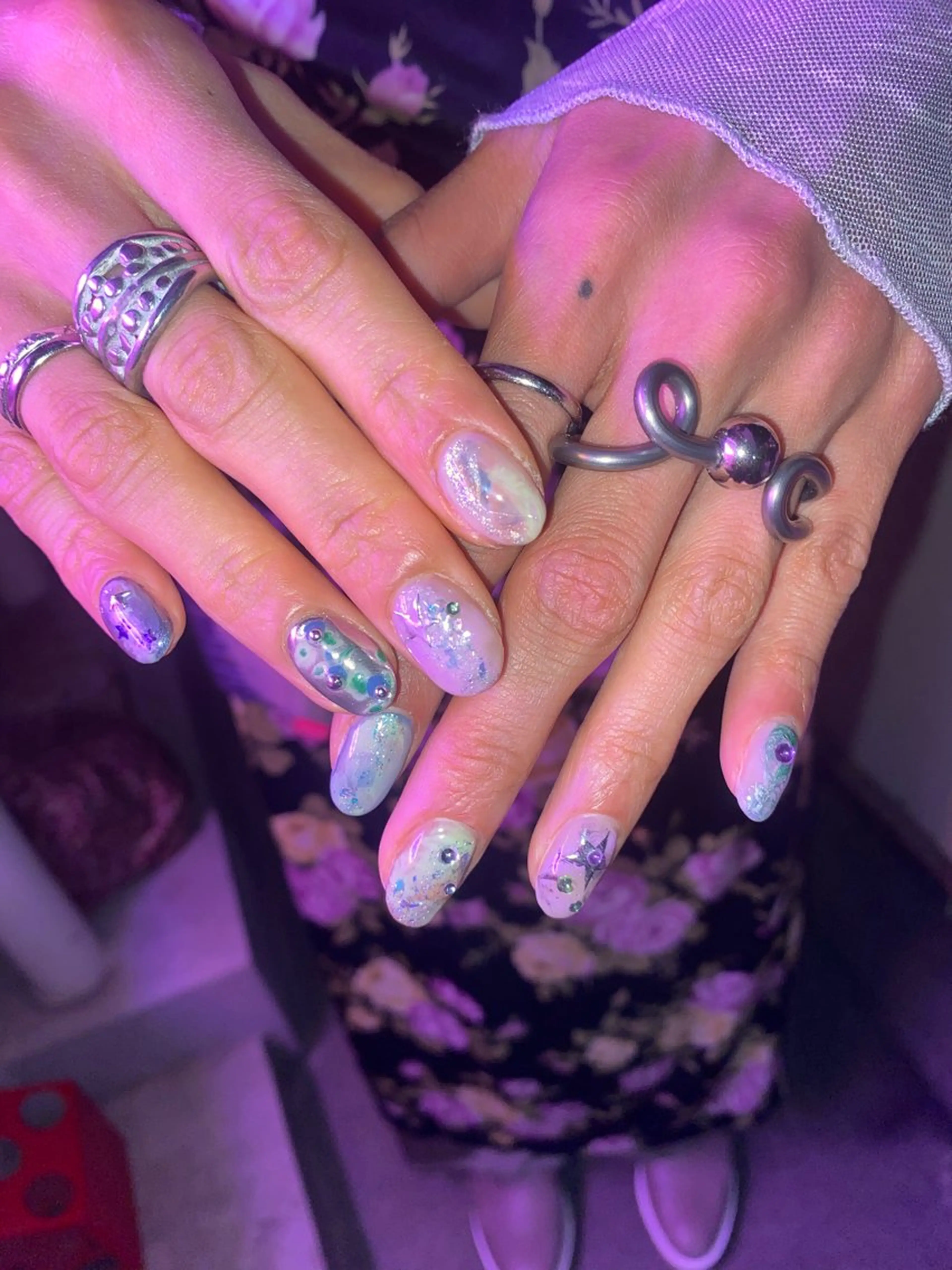 ネイル .unff所属・hana (..)個 性派/メンズネイル◎のネイルデザイン