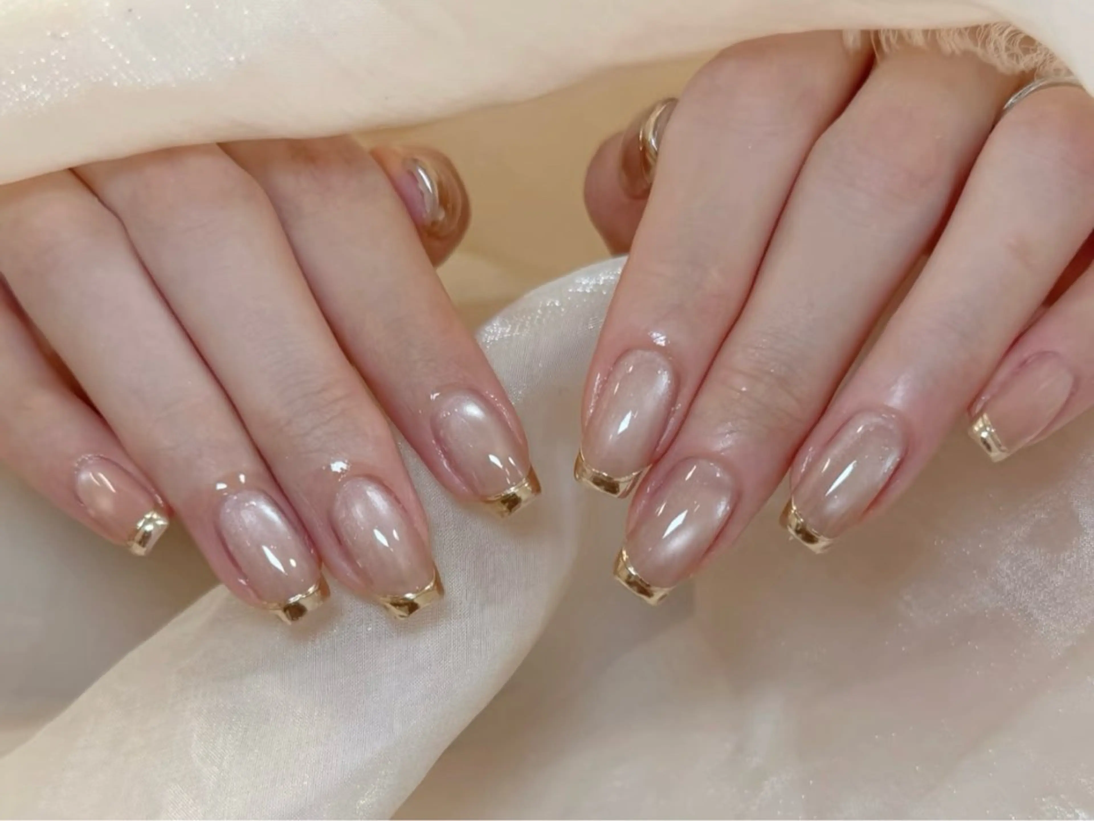 【初回オフ無料】マグネット✖️🪞ミラーフレンチの写真