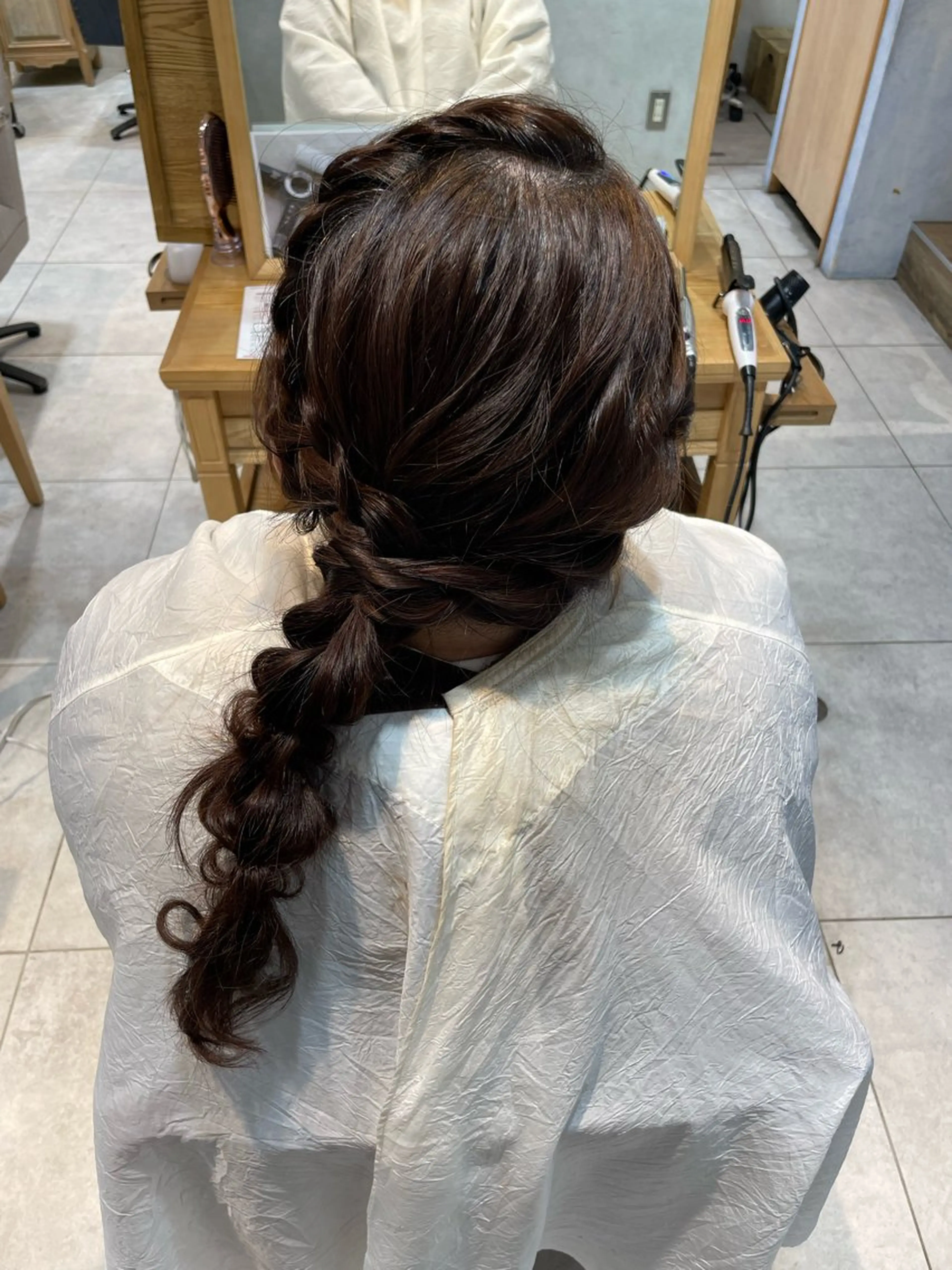 ヘアアレンジ ヘアセット 遠藤 星李のヘアスタイル