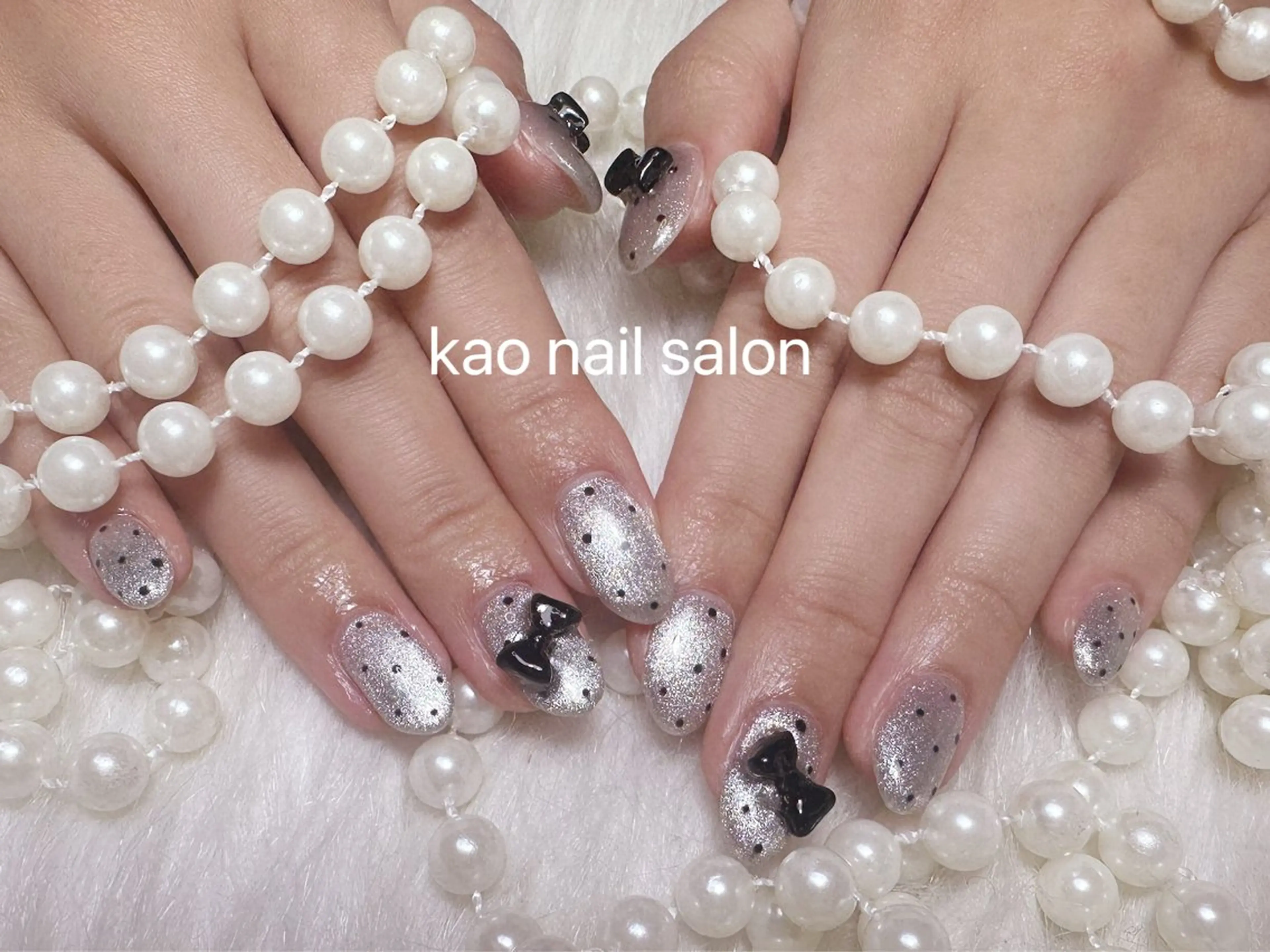 ネイル ハンドネイル kao nail マグネット/長さだしのネイルデザイン