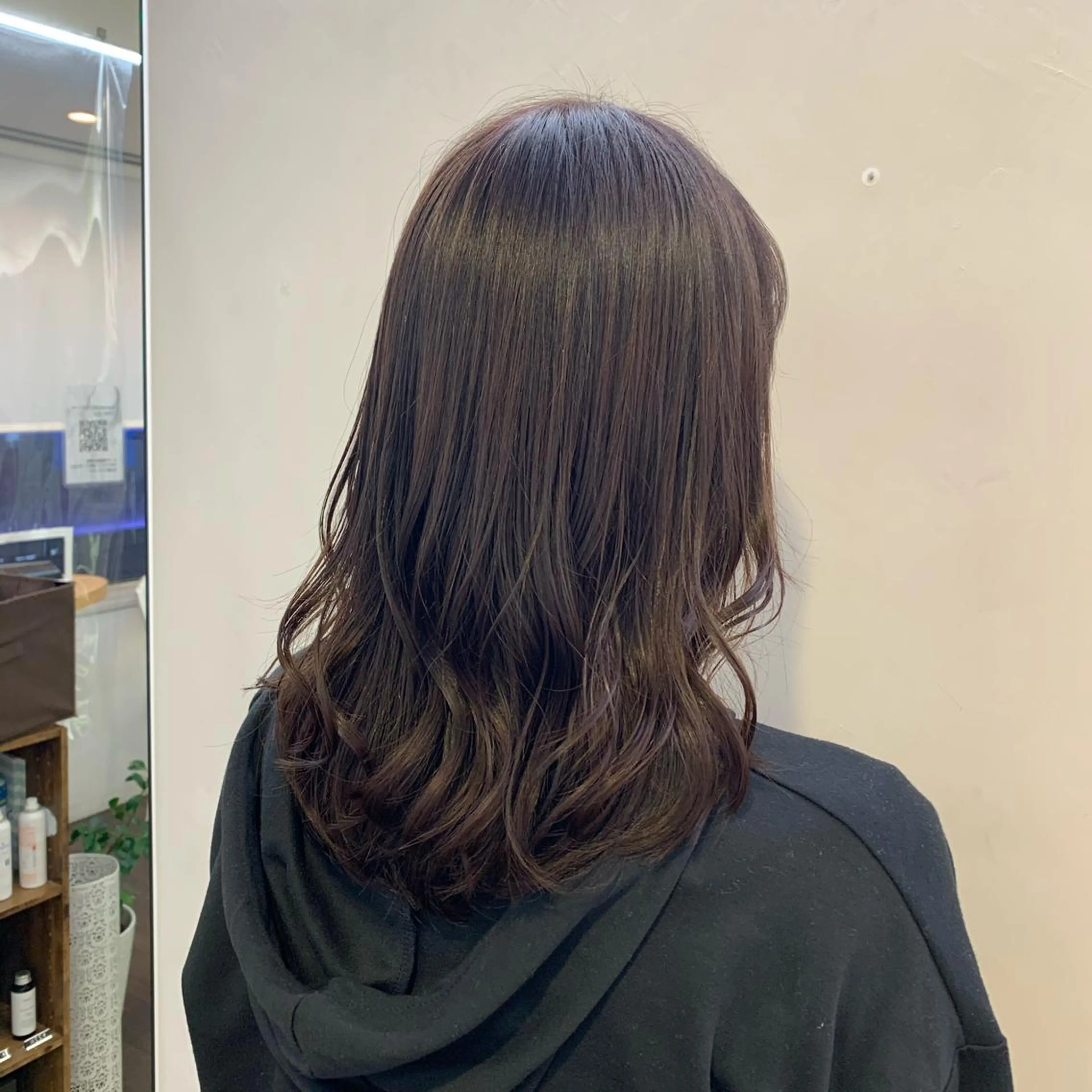 ミディアム デジタルパーマ🫧 韓国風ヘア🫧サクラのヘアスタイル