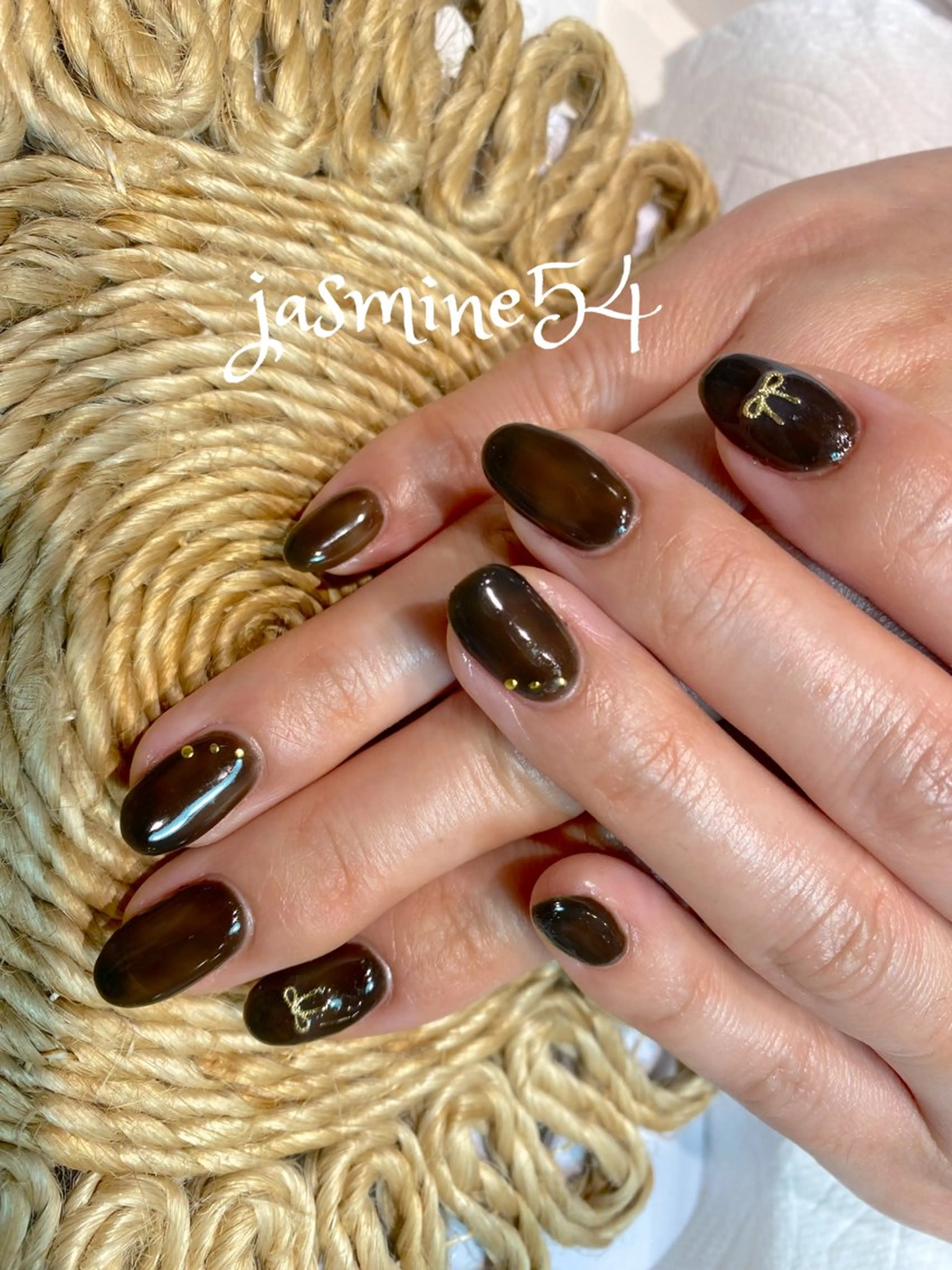 ネイル ワンカラーネイル jasmine54 mihoのネイルデザイン