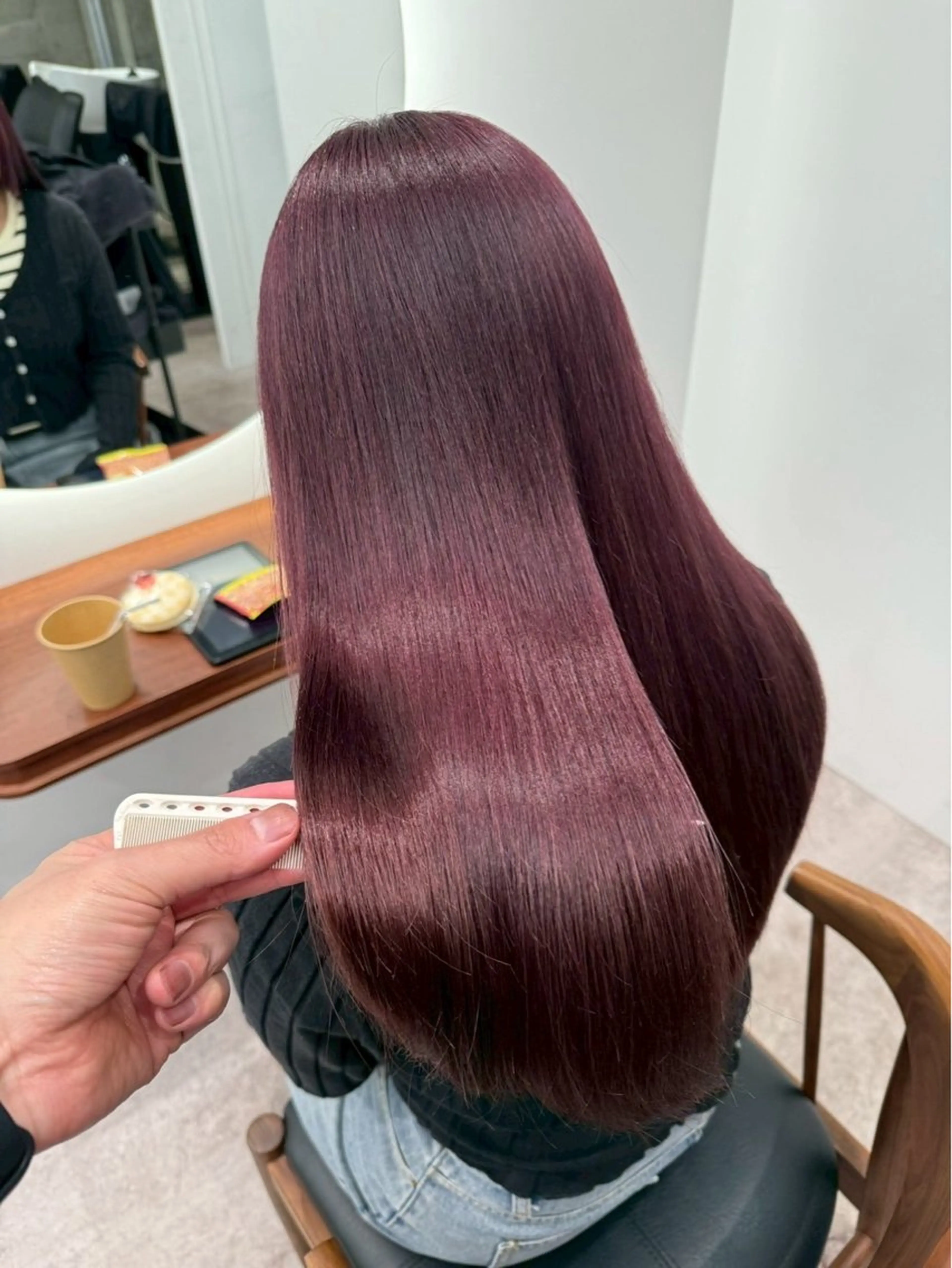 🐰【2月限定】ケアブリーチ+オンカラー+髪質改善トリートメント🐰の写真