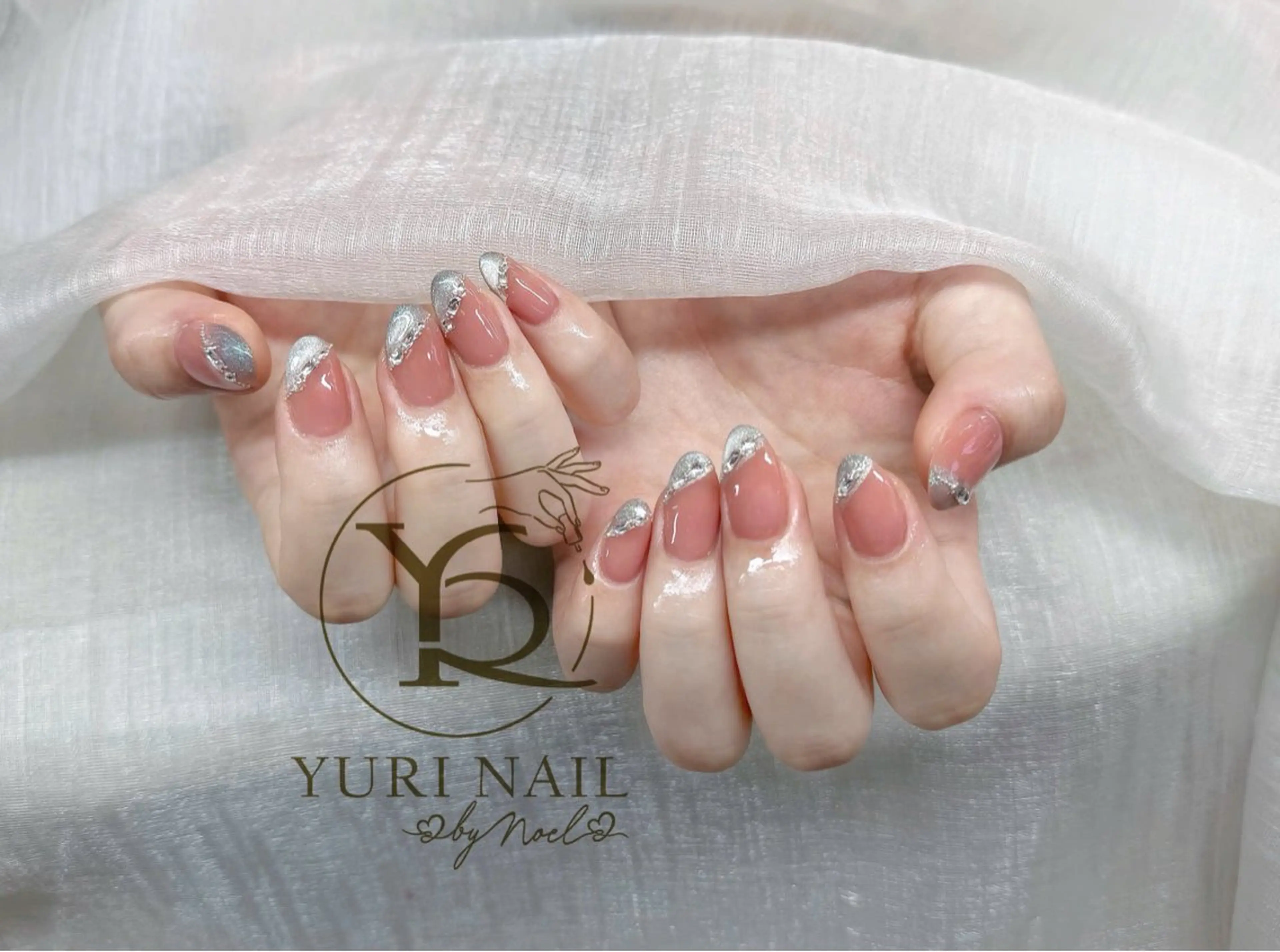 ネイル チークネイル フットネイル フレンチネイル 韓国ネイル マグネットネイル ハンドネイル フットネイル ハンドケア YURI Nail Funabashiのネイルデザイン