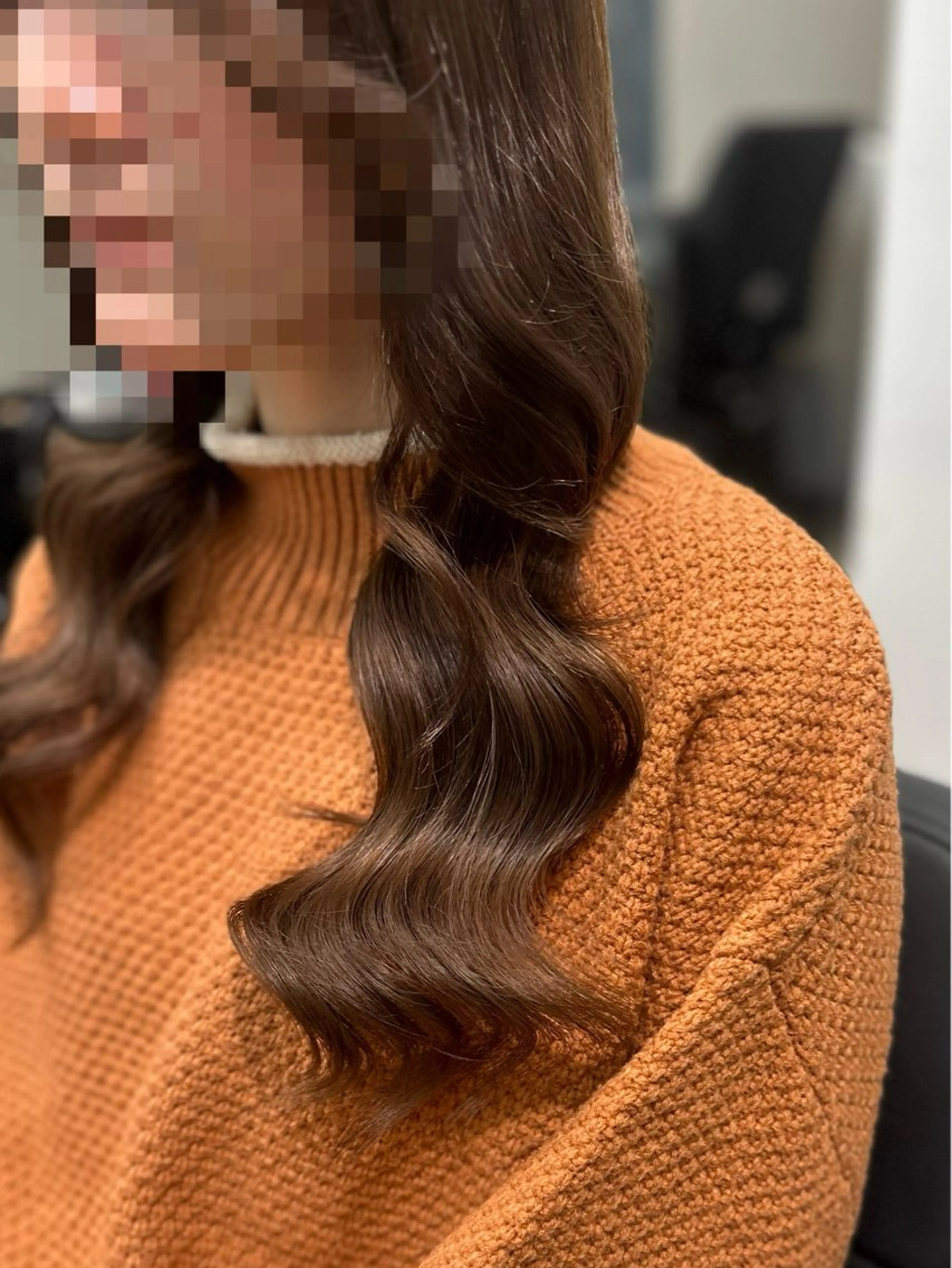 ロング トリートメント ヘアセット 濵﨑 颯七のヘアスタイル