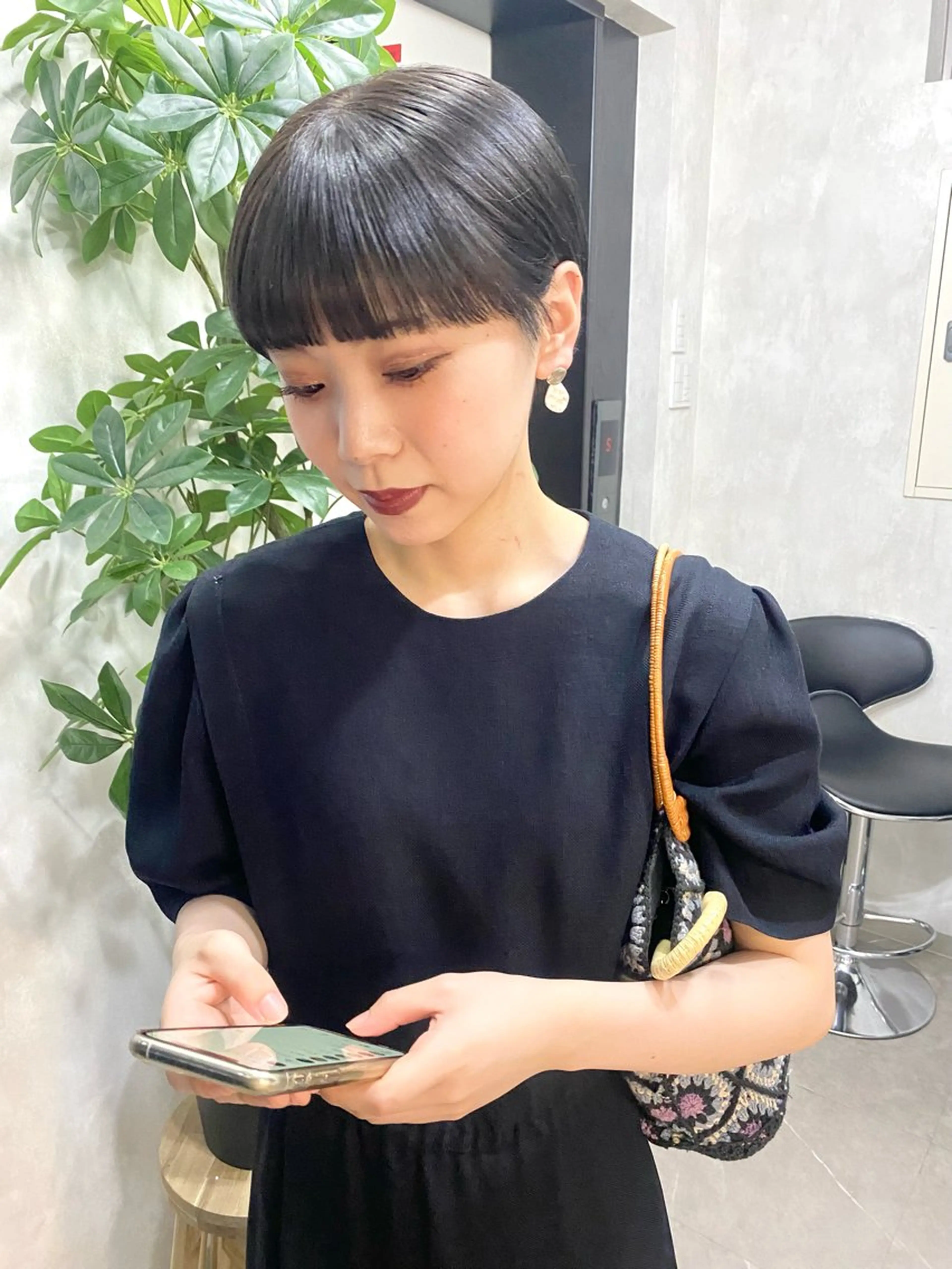 ショート カラー カット トリートメント 🟩くすみカラー/ボ ブ/ショート/大司のヘアスタイル