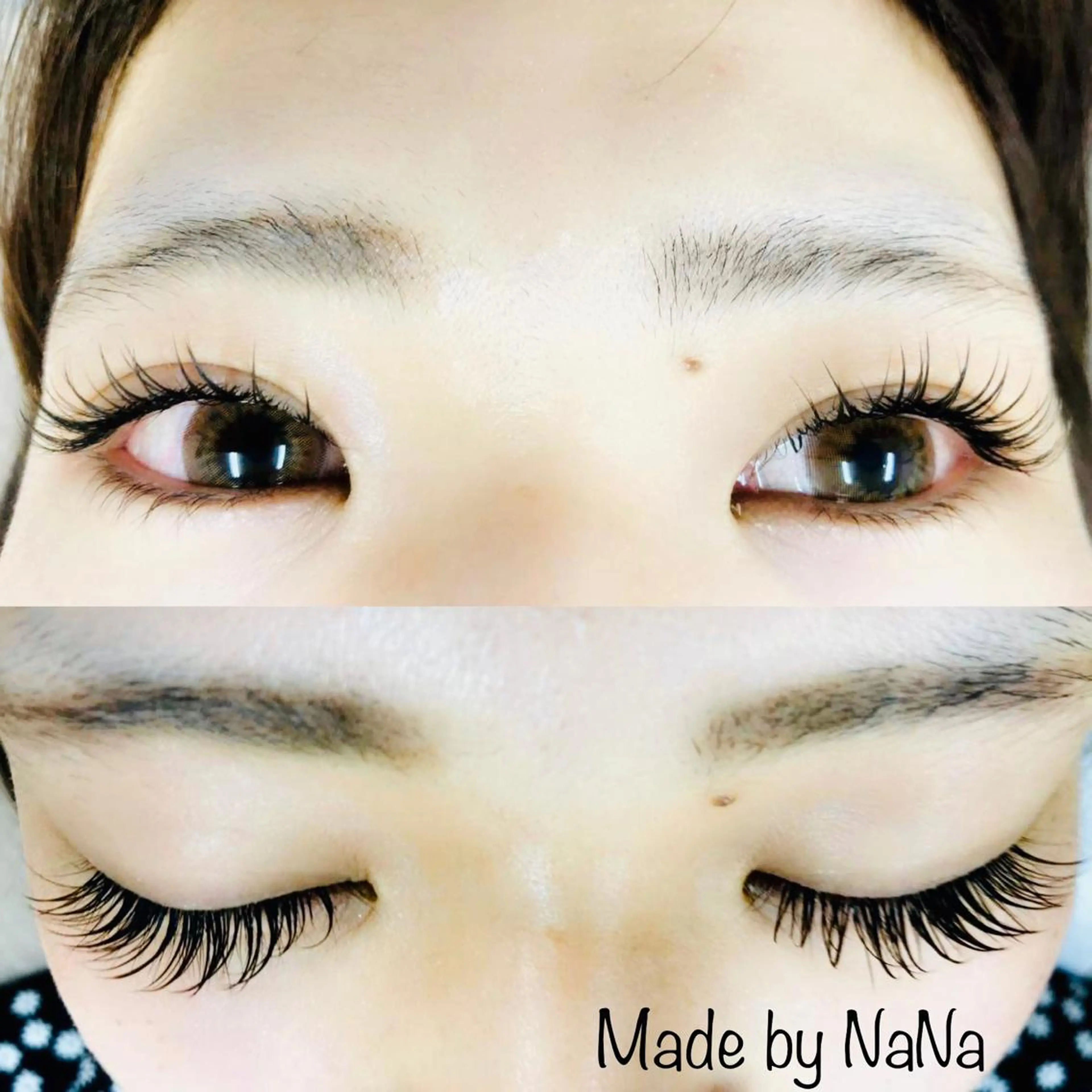 マツエク・マツパ フラットラッシュ セーブル khaki eyelashの眉毛・アイブロウイメージ