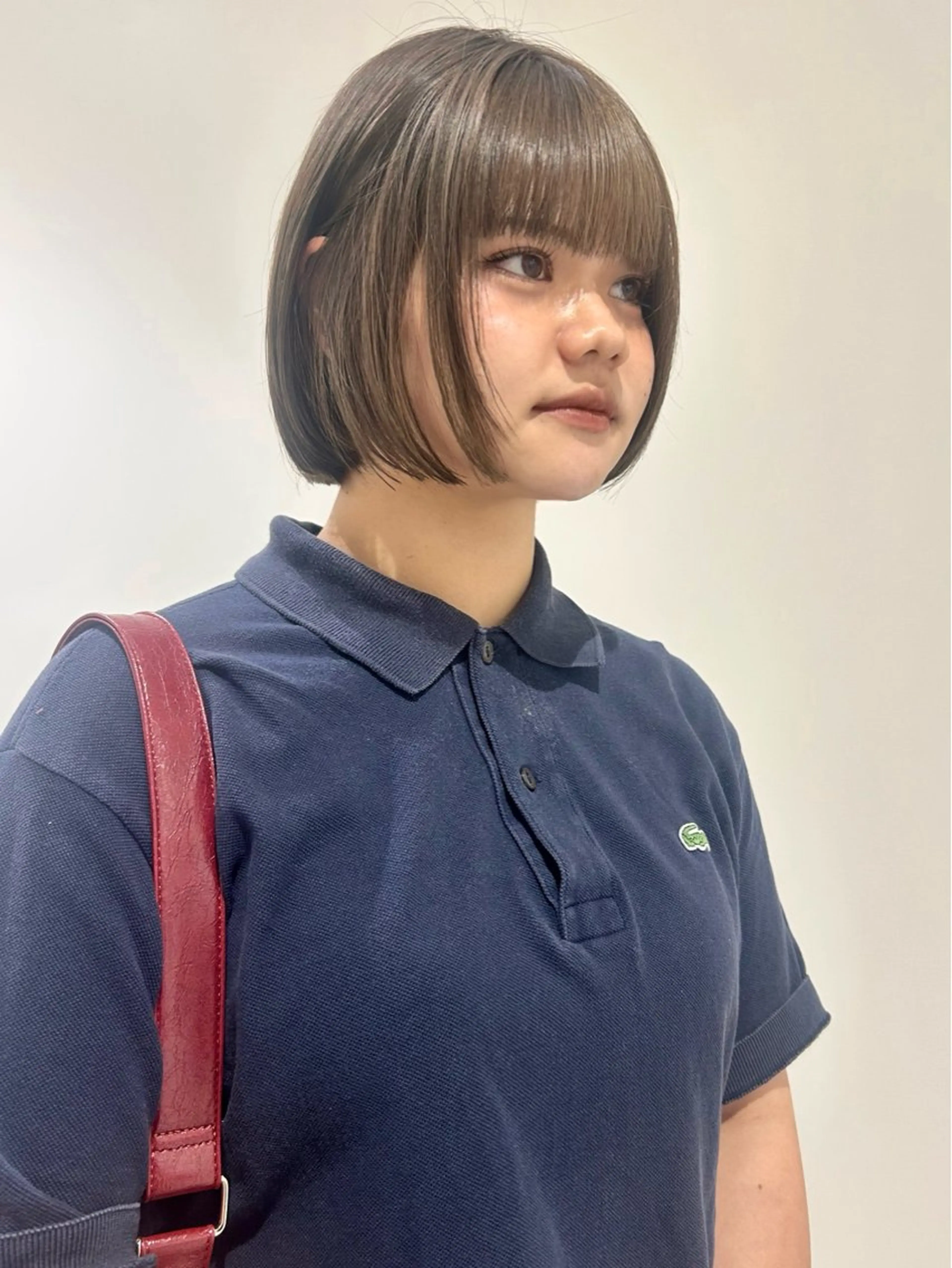ショート カラー ヘアカラー 👔ボブ﹨髪質改善 ストレート🩳ももかのヘアスタイル