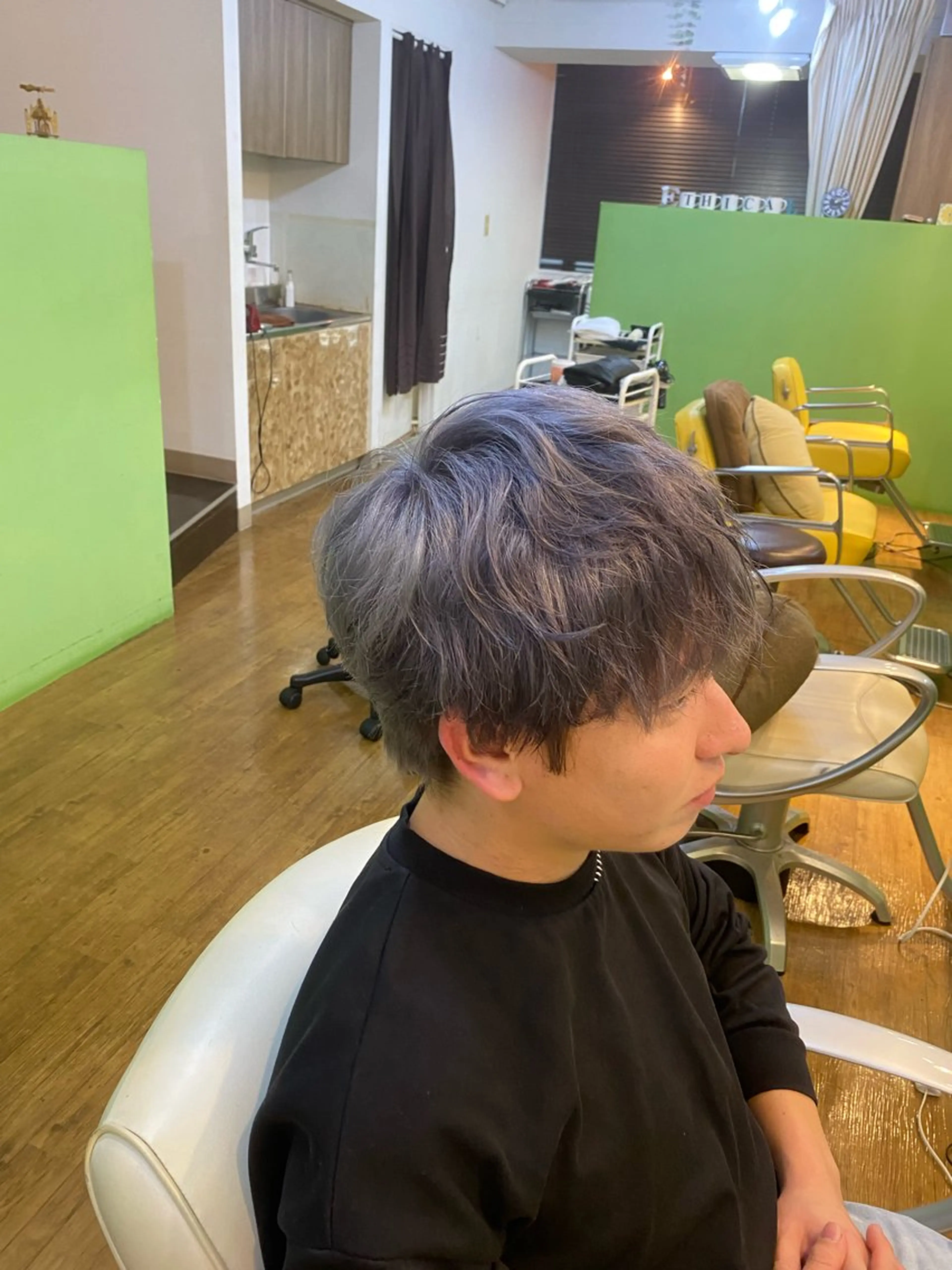カラー ヘアアレンジ メンズ ヘアカラー 大塚メンズカット エシカル🌱松原大将のヘアスタイル