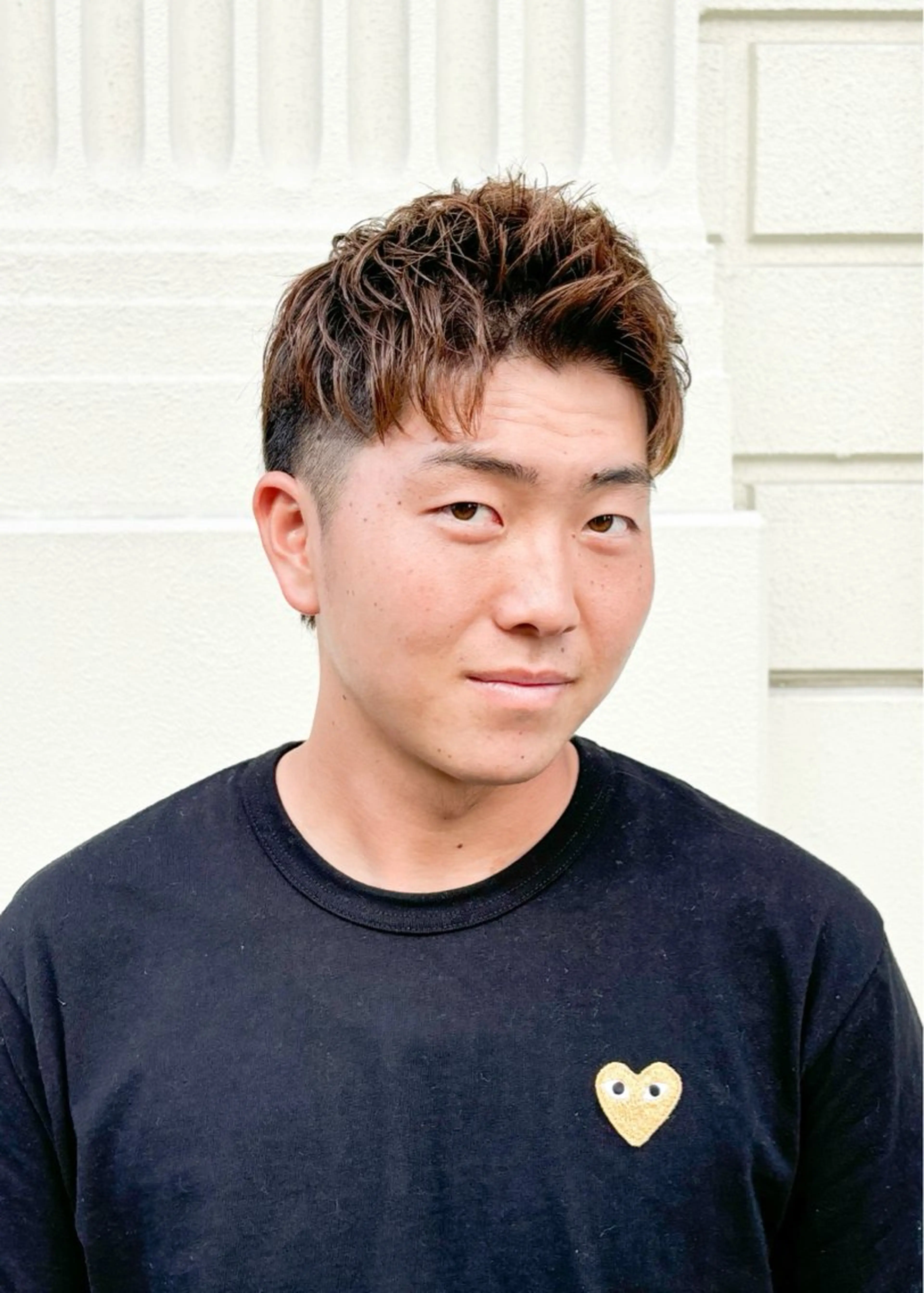 ショート メンズ アップバング メンズウルフカット ウルフカット カット 三宮メンズカット ヨシイッキのヘアスタイル