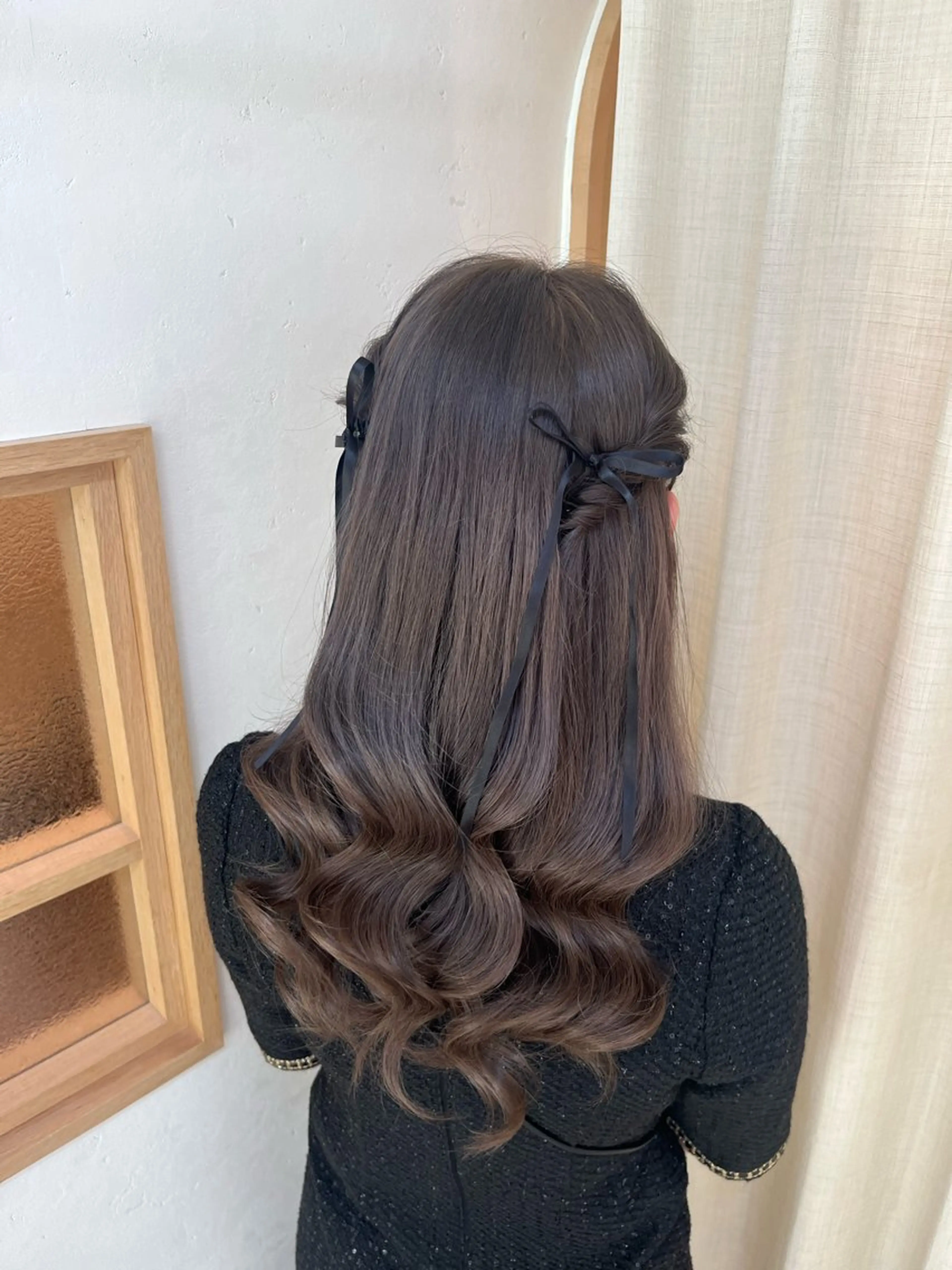 ヘアアレンジ 成人式 ハーフアップ 結婚式・ブライダル 卒業式のヘアスタイル ヘアセット 参列・イベントヘア♡ ゆいなのヘアスタイル