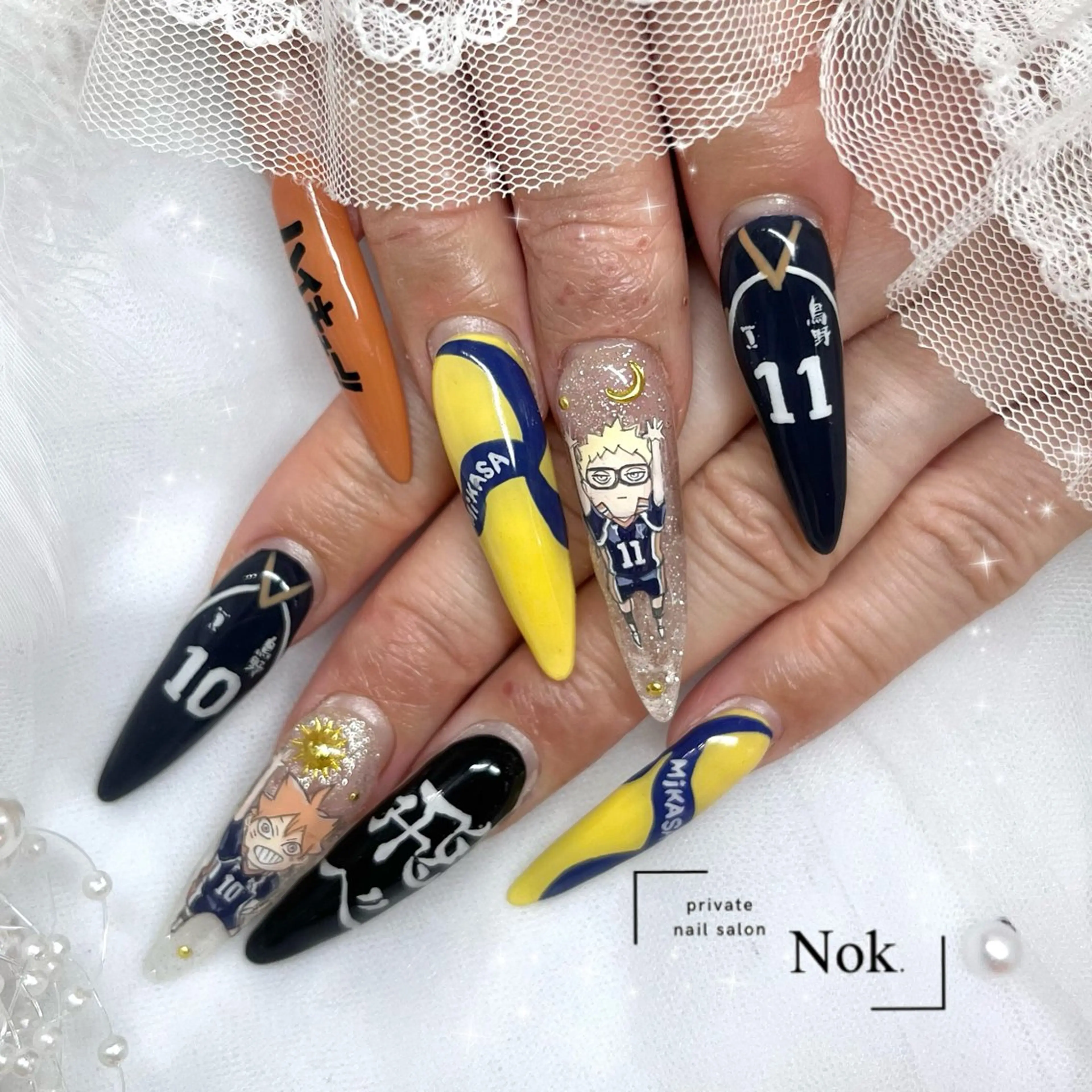 ネイル ハンドネイル 池袋痛ネイル Nok. 渡辺のネイルデザイン