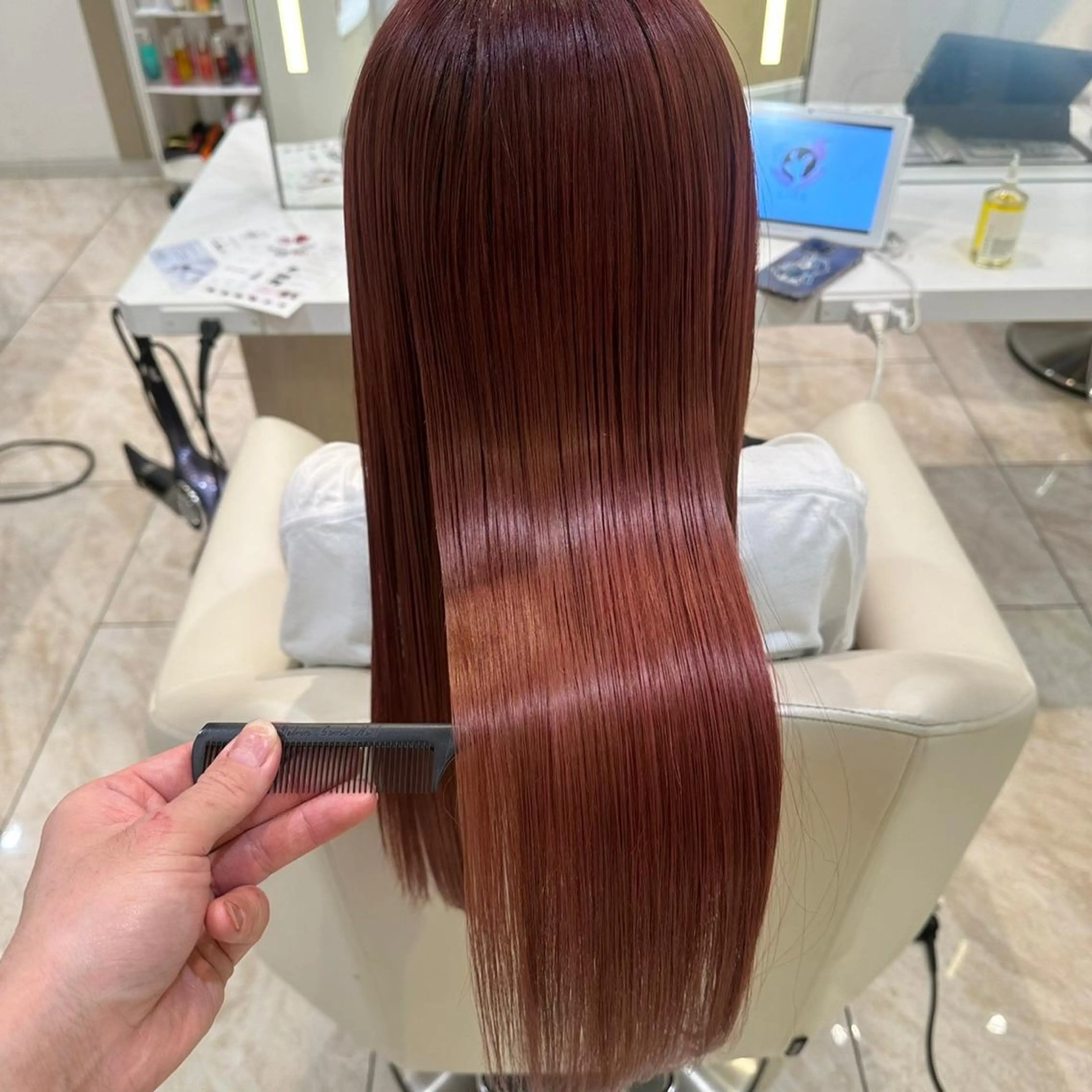 ロング カラー 艶髪/ヘッドスパ/ メンズカット/りちかのヘアスタイル