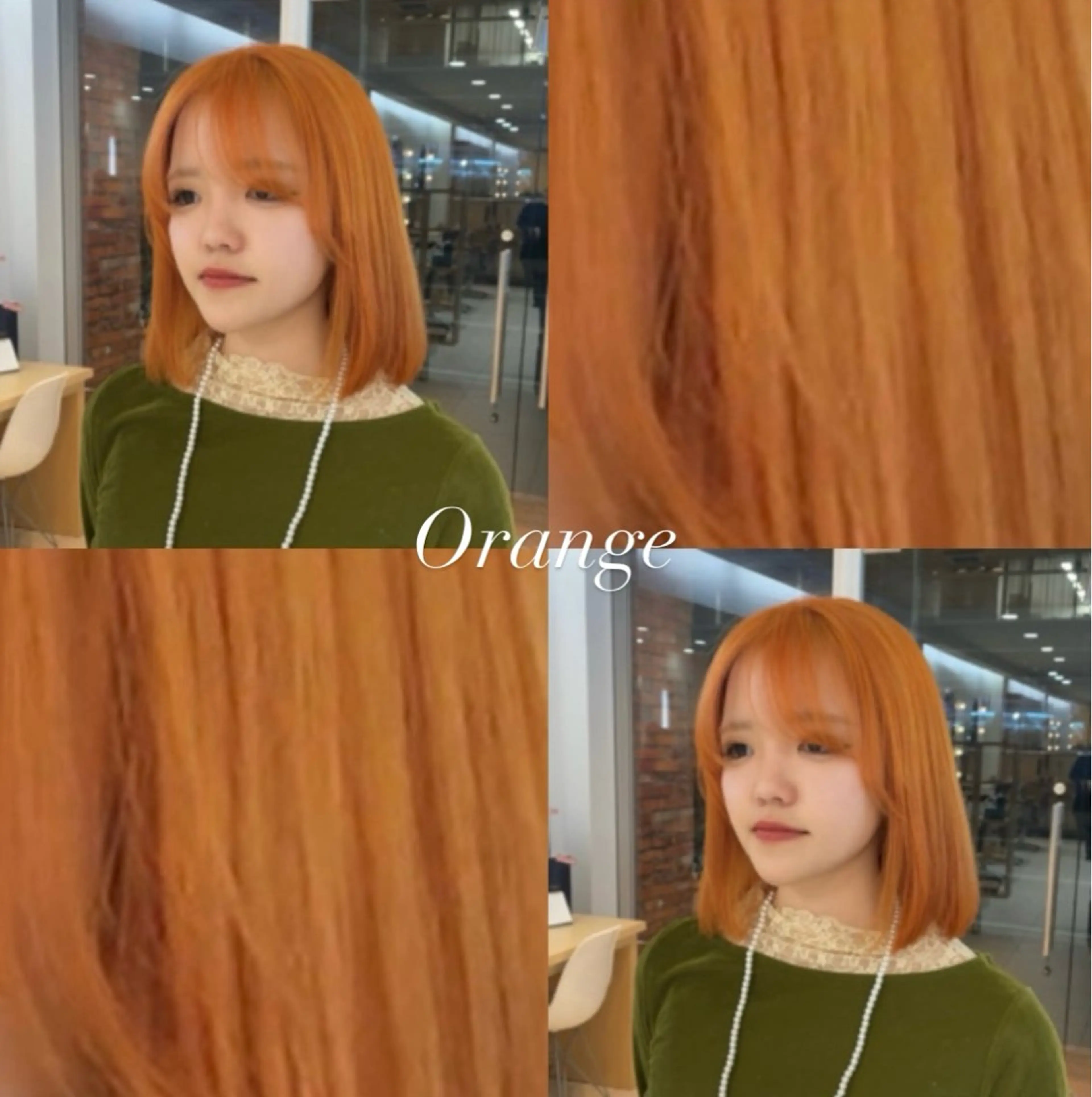 セミロング ❤︎韓国レイヤー❤︎ アカリのヘアスタイル