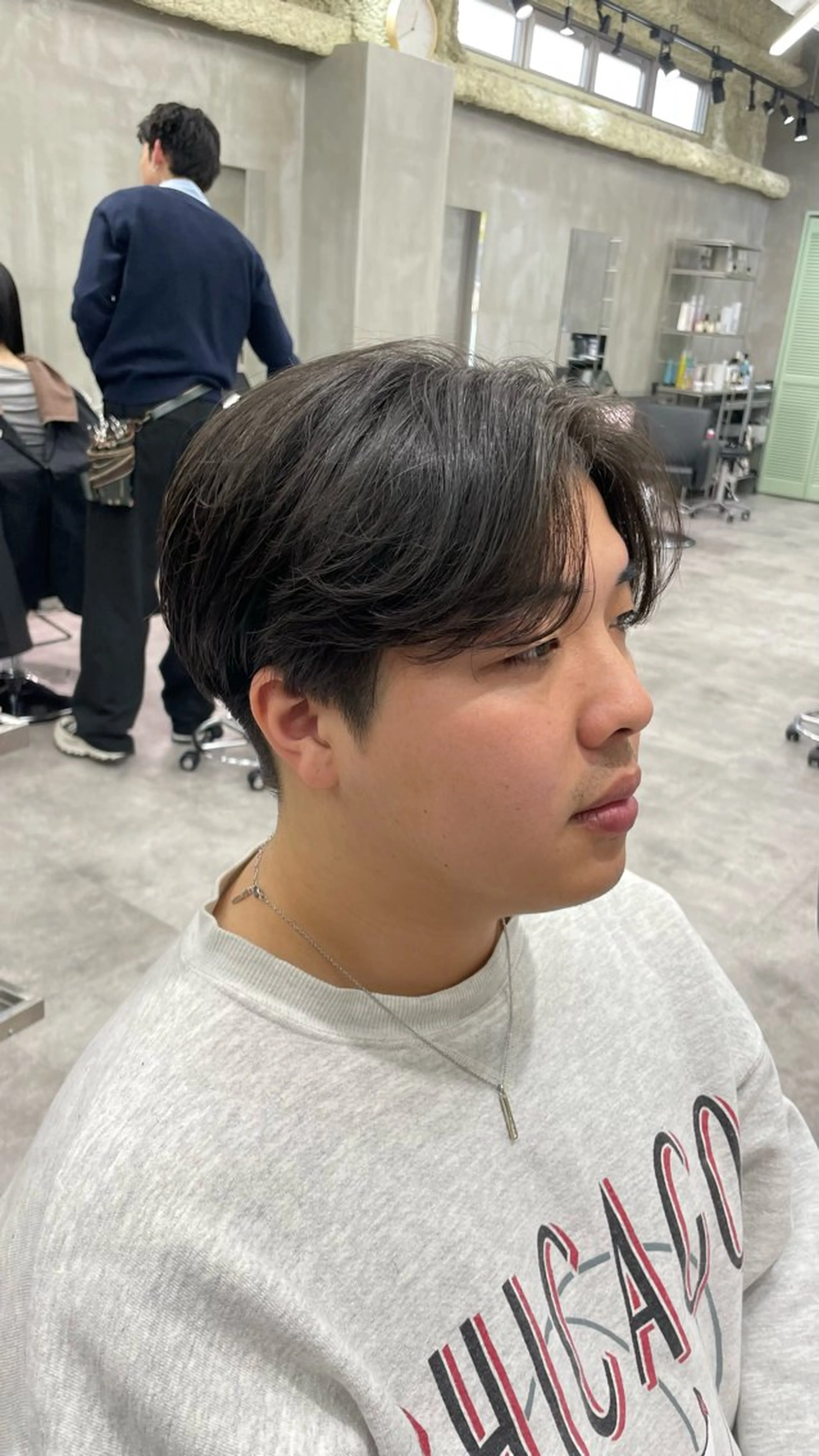 メンズ センターパート the path Seiyaのヘアスタイル