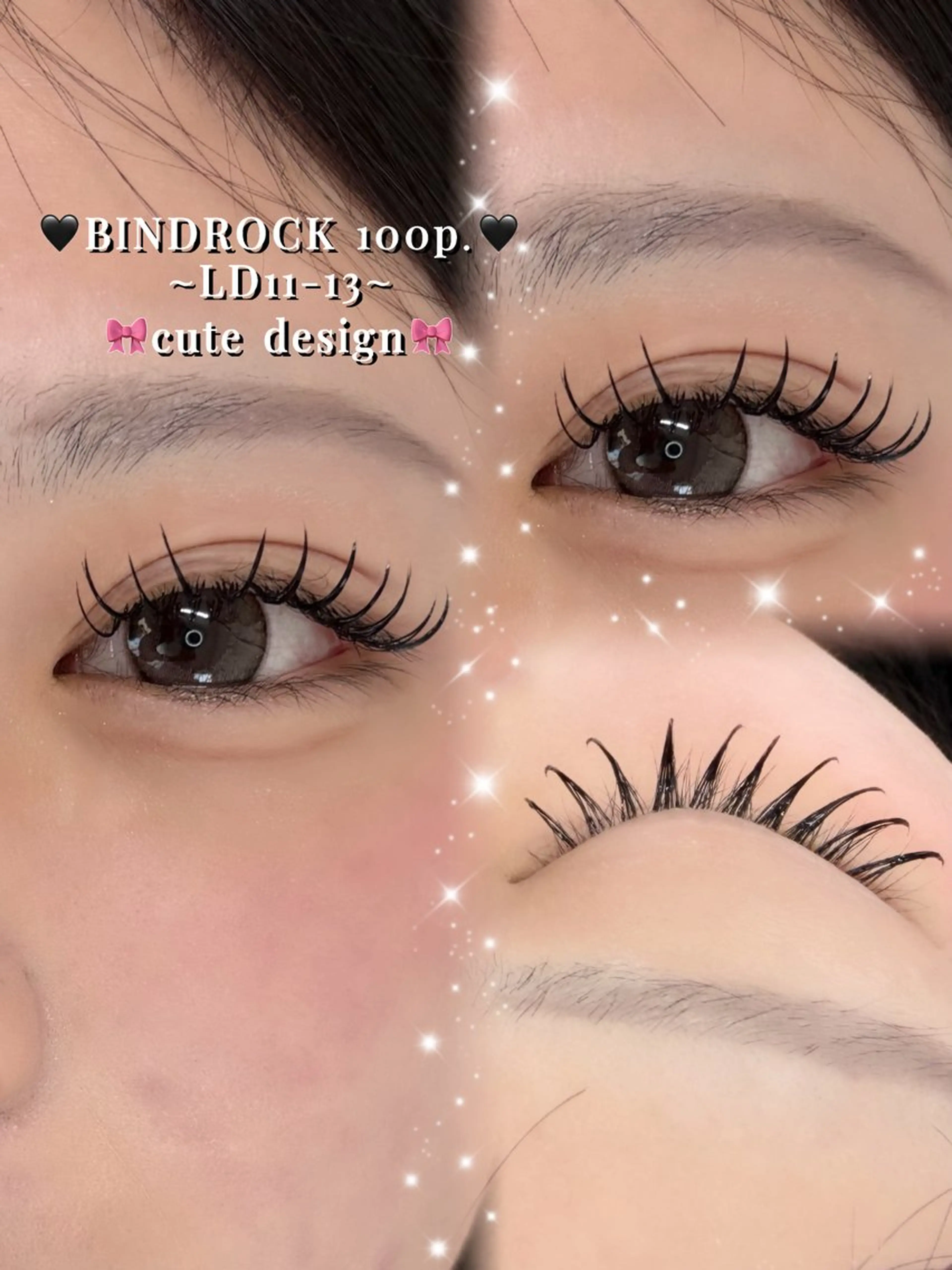 マツエク・マツパ バインドロック Dカール NAVYeye / airaのマツエク・マツパデザイン