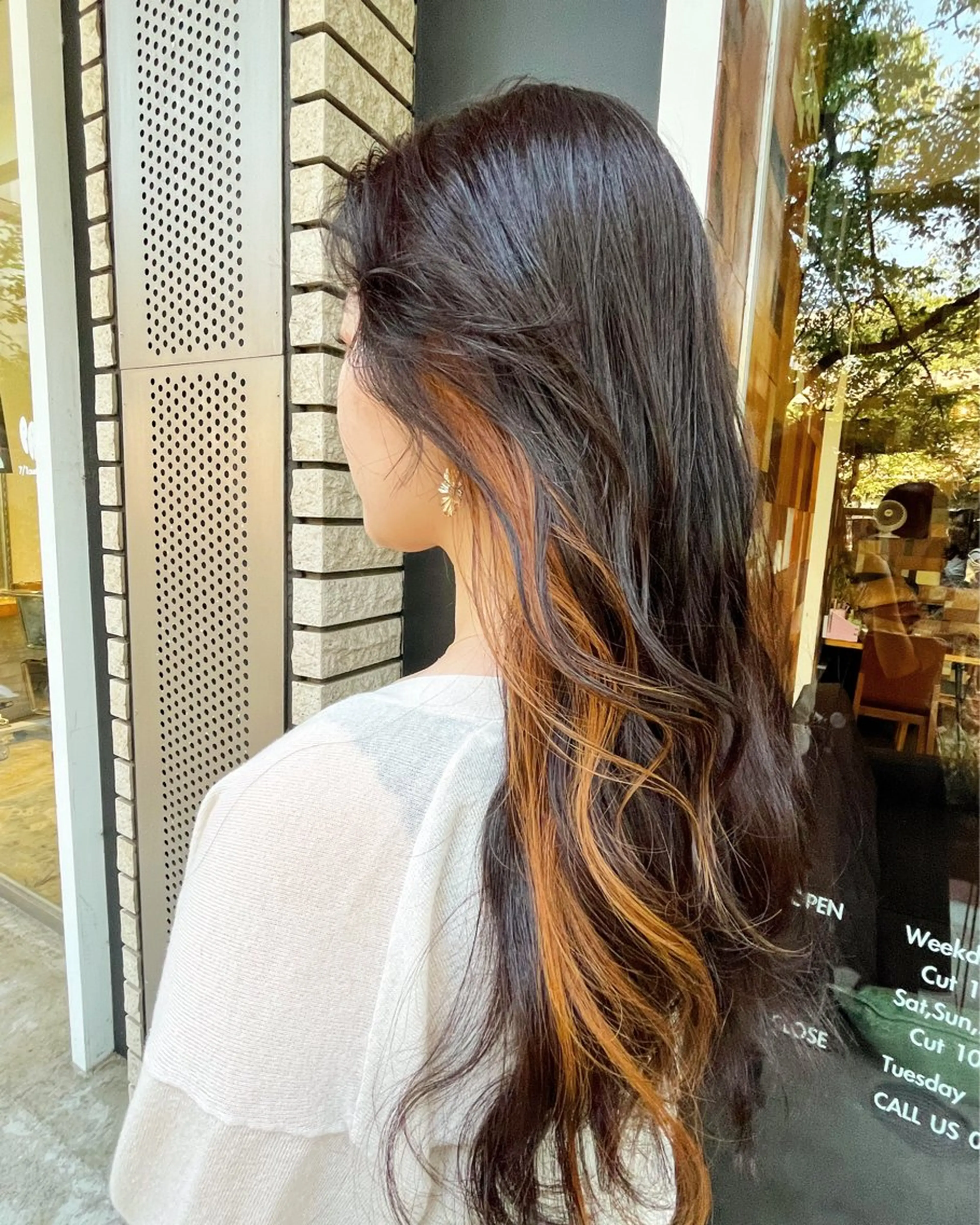 ロング カラー i sのヘアスタイル