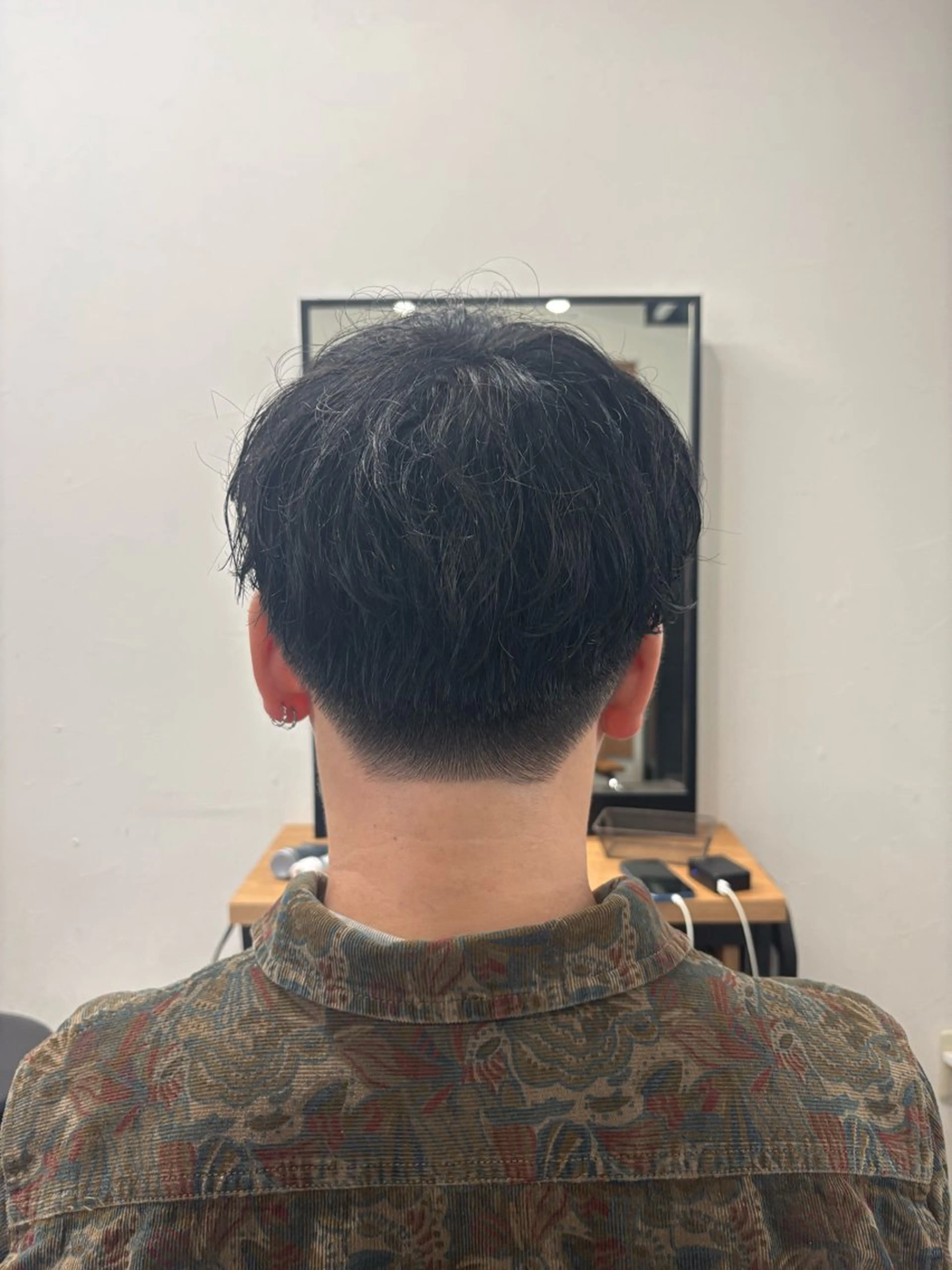 パーマ メンズ スペインカール メンズパーマ特化 園田　楓莉のヘアスタイル
