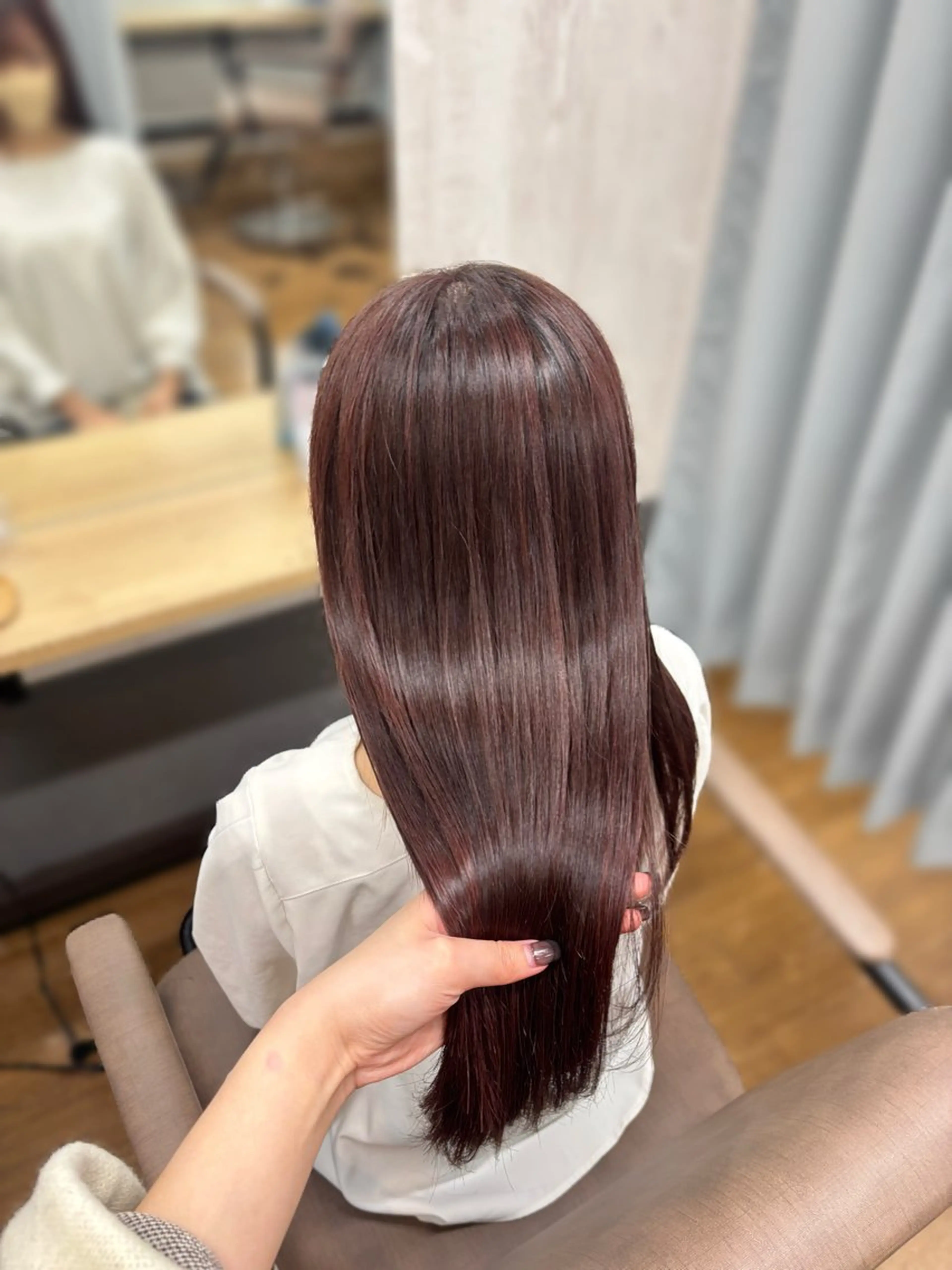 ロング カラー ヘアカラー トリートメント 🩵 honoka🩵のヘアスタイル