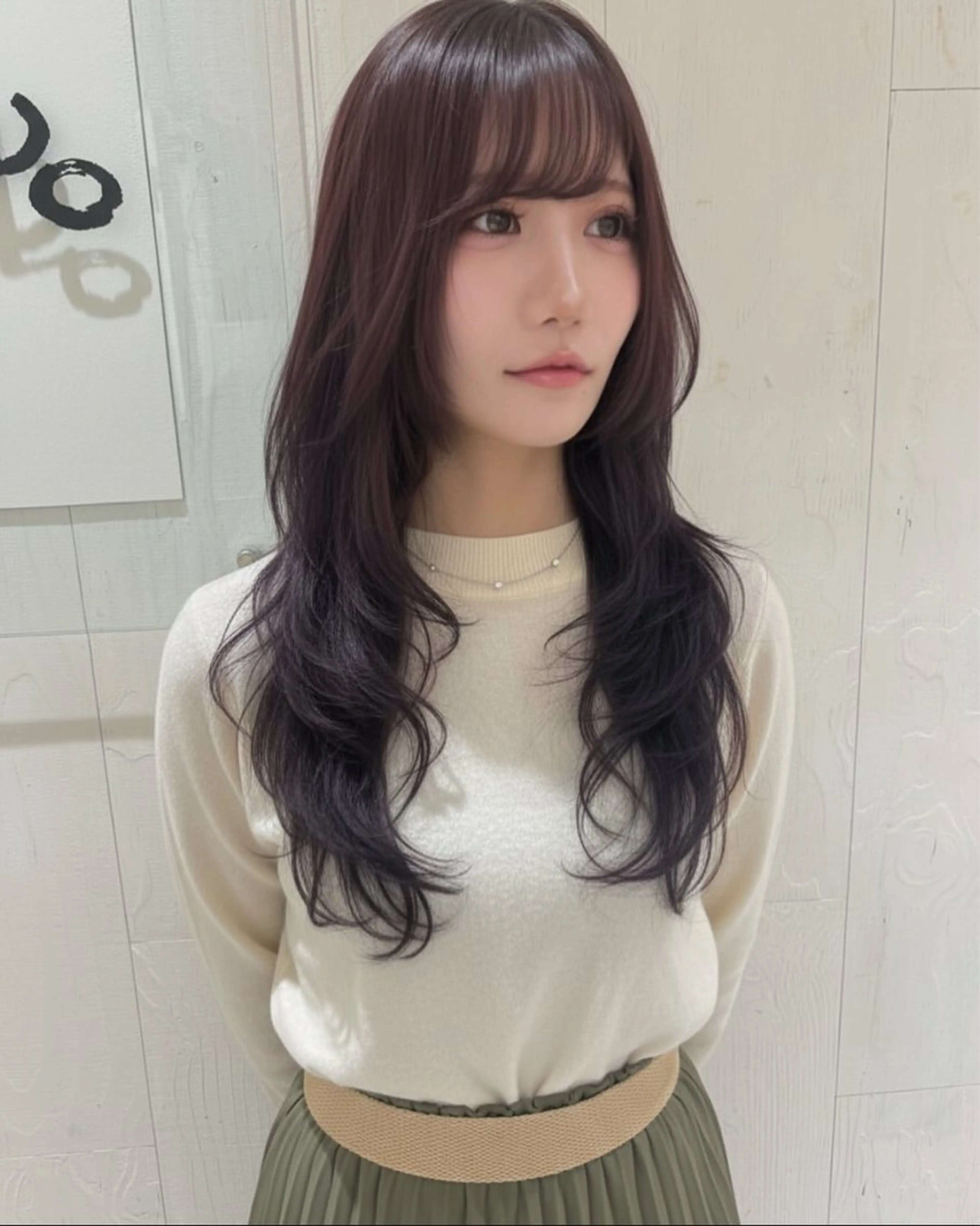 ロング カラー 顔周りカット レイヤーカット ウルフカット カット ヘアカラー トリートメント 河合秀明/ショート /ボブ/レイヤーのヘアスタイル