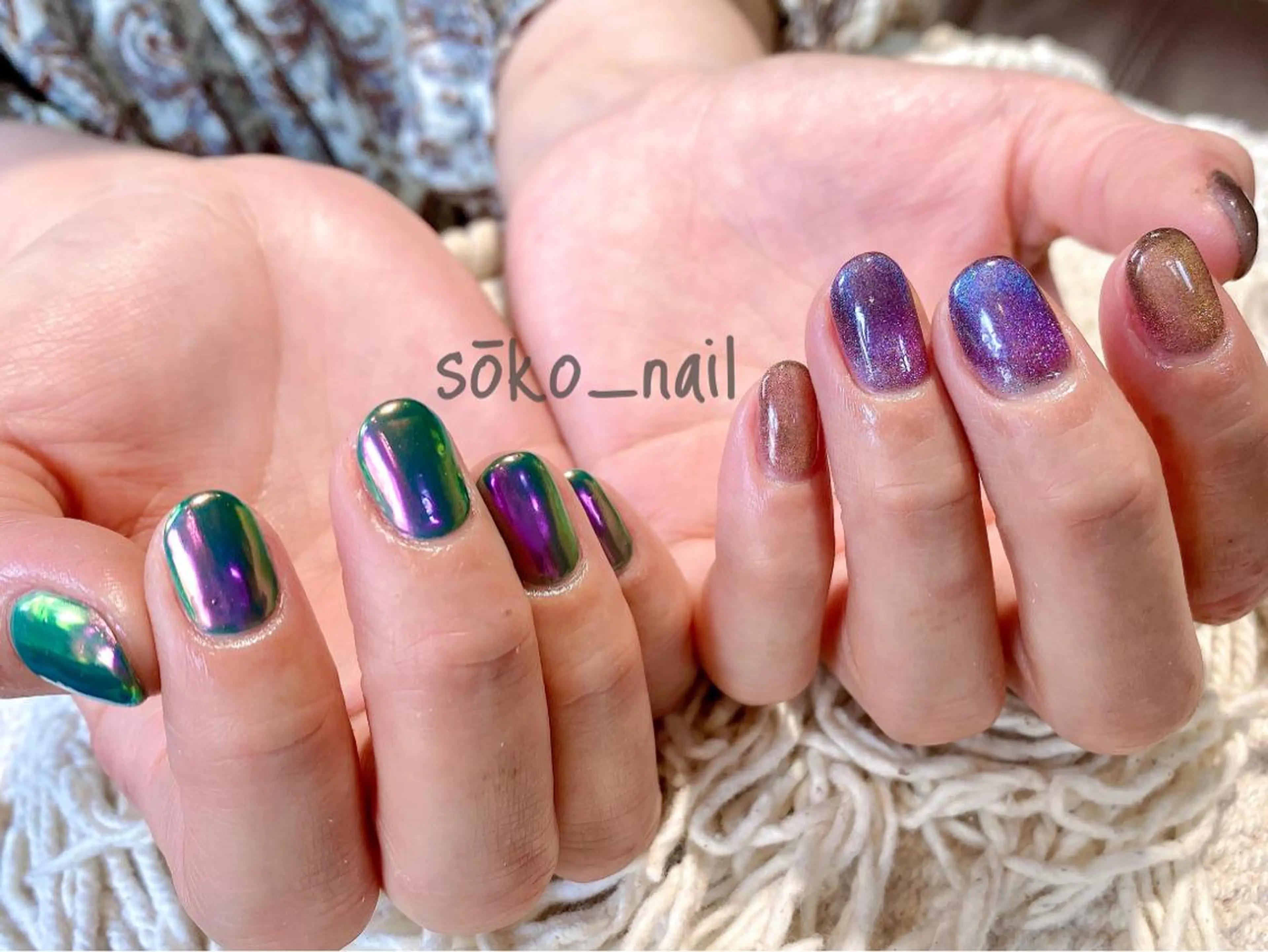 ネイル ハンドネイル megu  / sōko nailのネイルデザイン