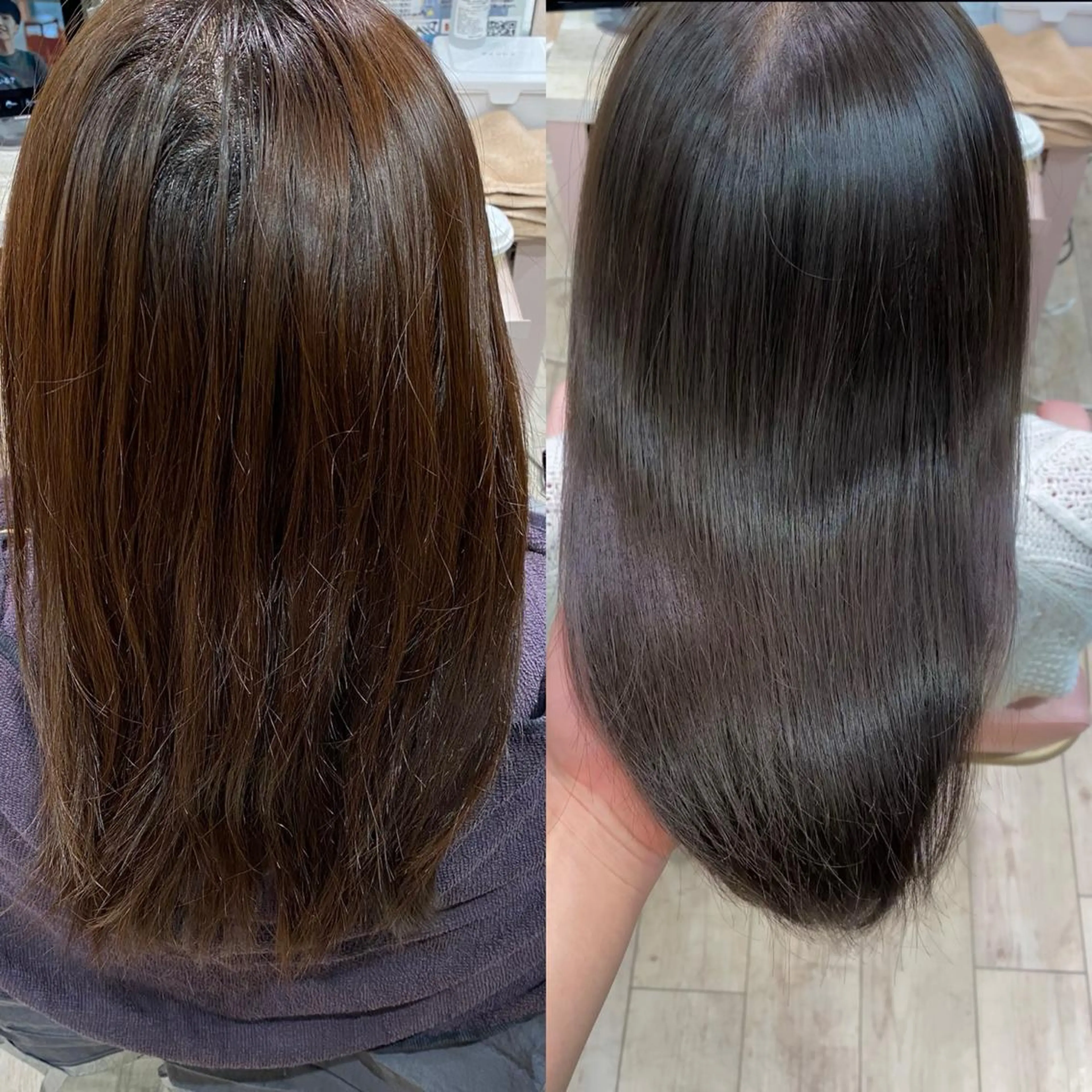 ロング カラー 顔まわりカット🌟 くびれヘア/寺門遥輝のヘアスタイル