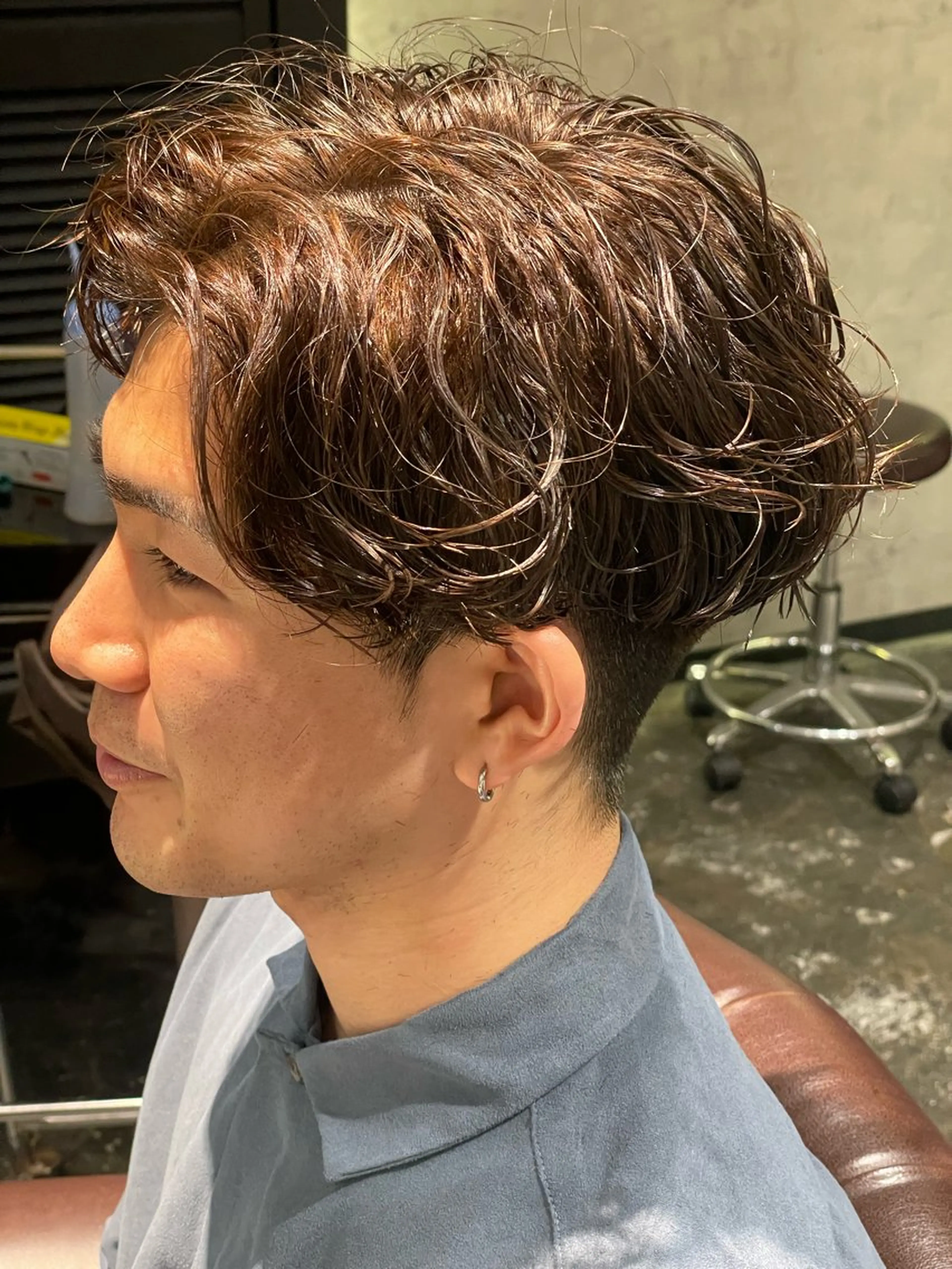 パーマ メンズ カット パーマ 💈メンズ職人 ルキト💈のヘアスタイル