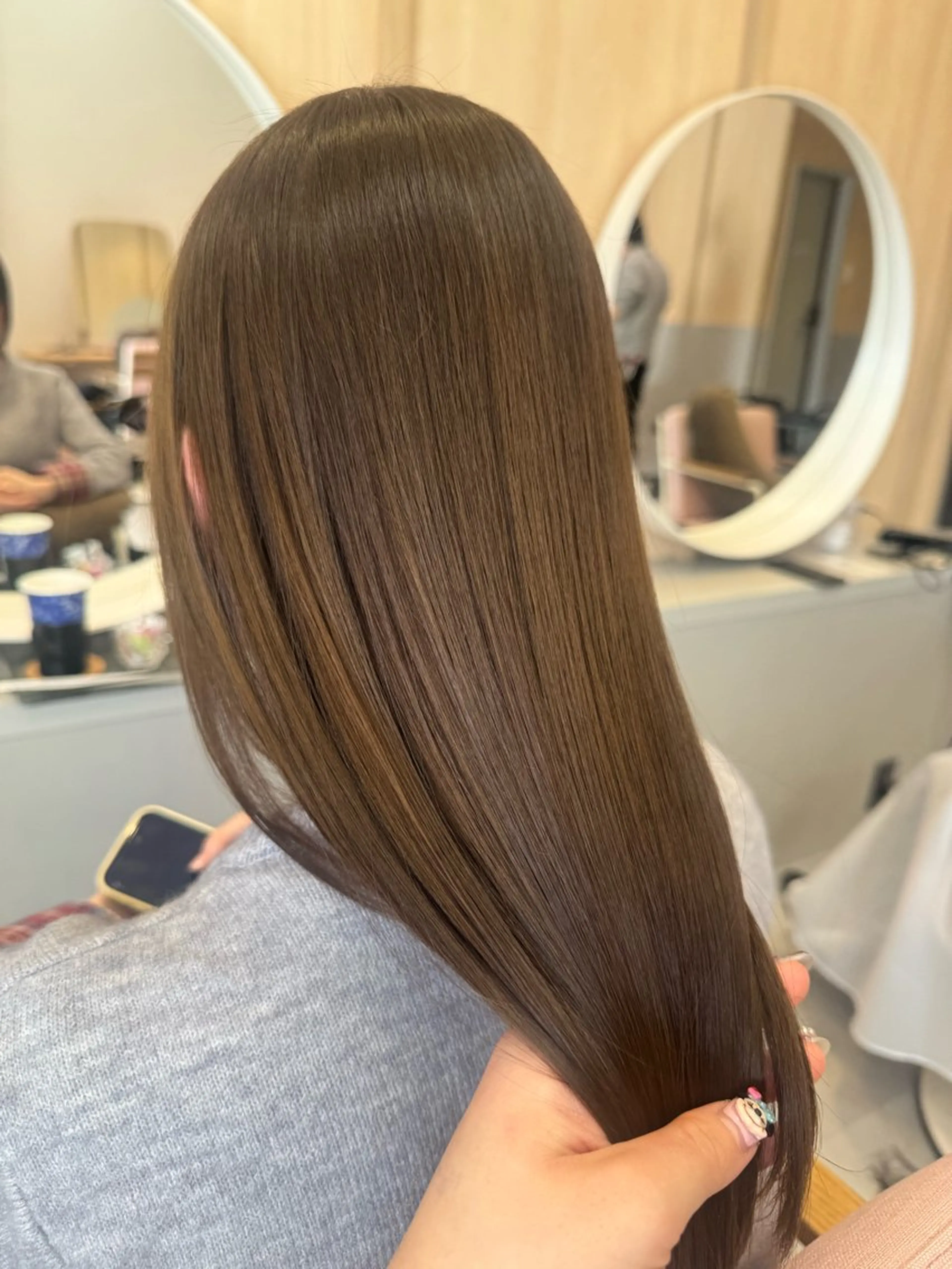 セミロング カラー カット ヘアカラー トリートメント BELLE by revo所属・𝘀𝗮𝗲 ⑅*/ 艶髪/ショートボブのヘアスタイル