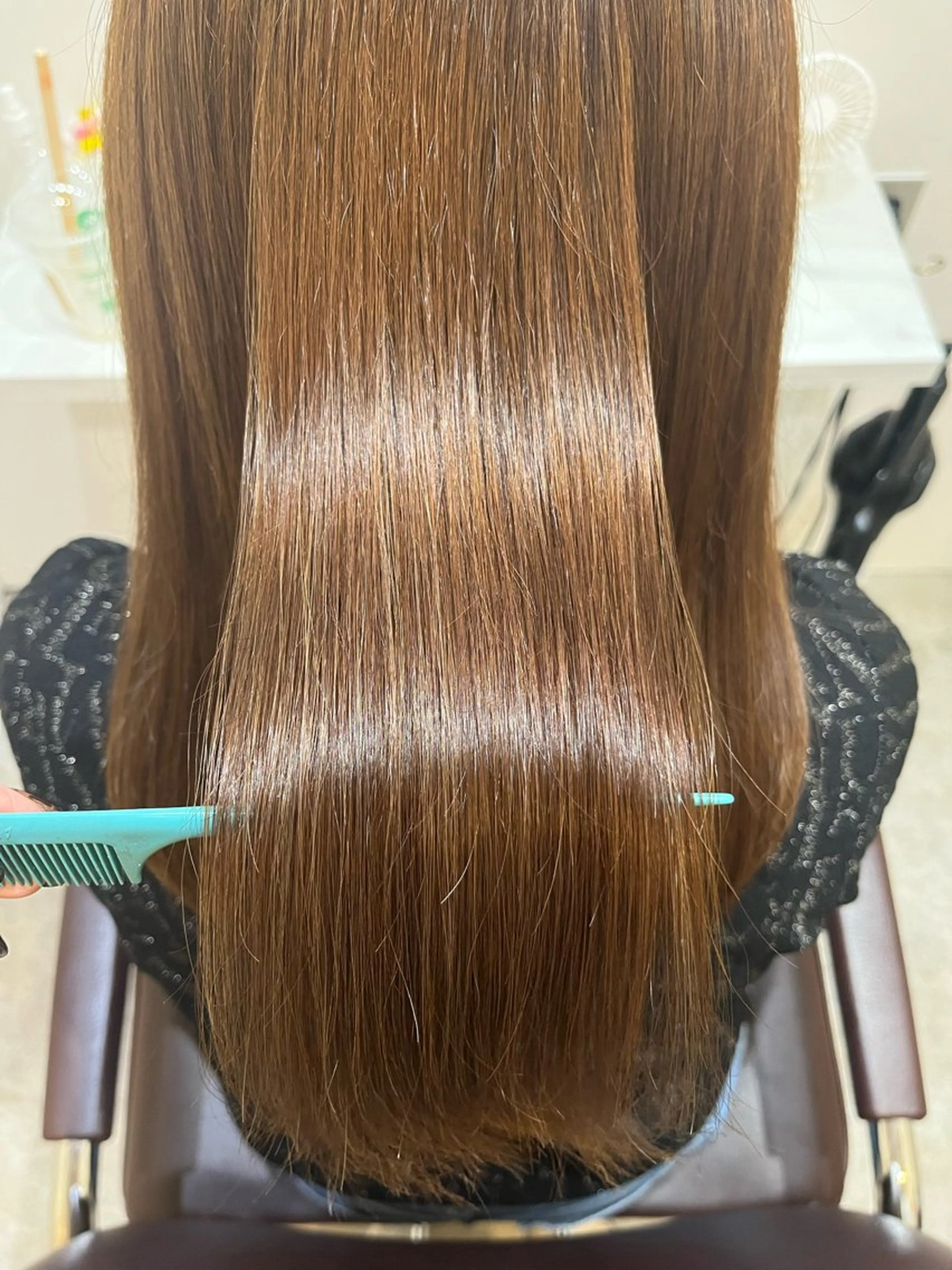 ロング カラー カット ヘアカラー トリートメント 【髪質改善　艶髪】 布川　莉穂のヘアスタイル