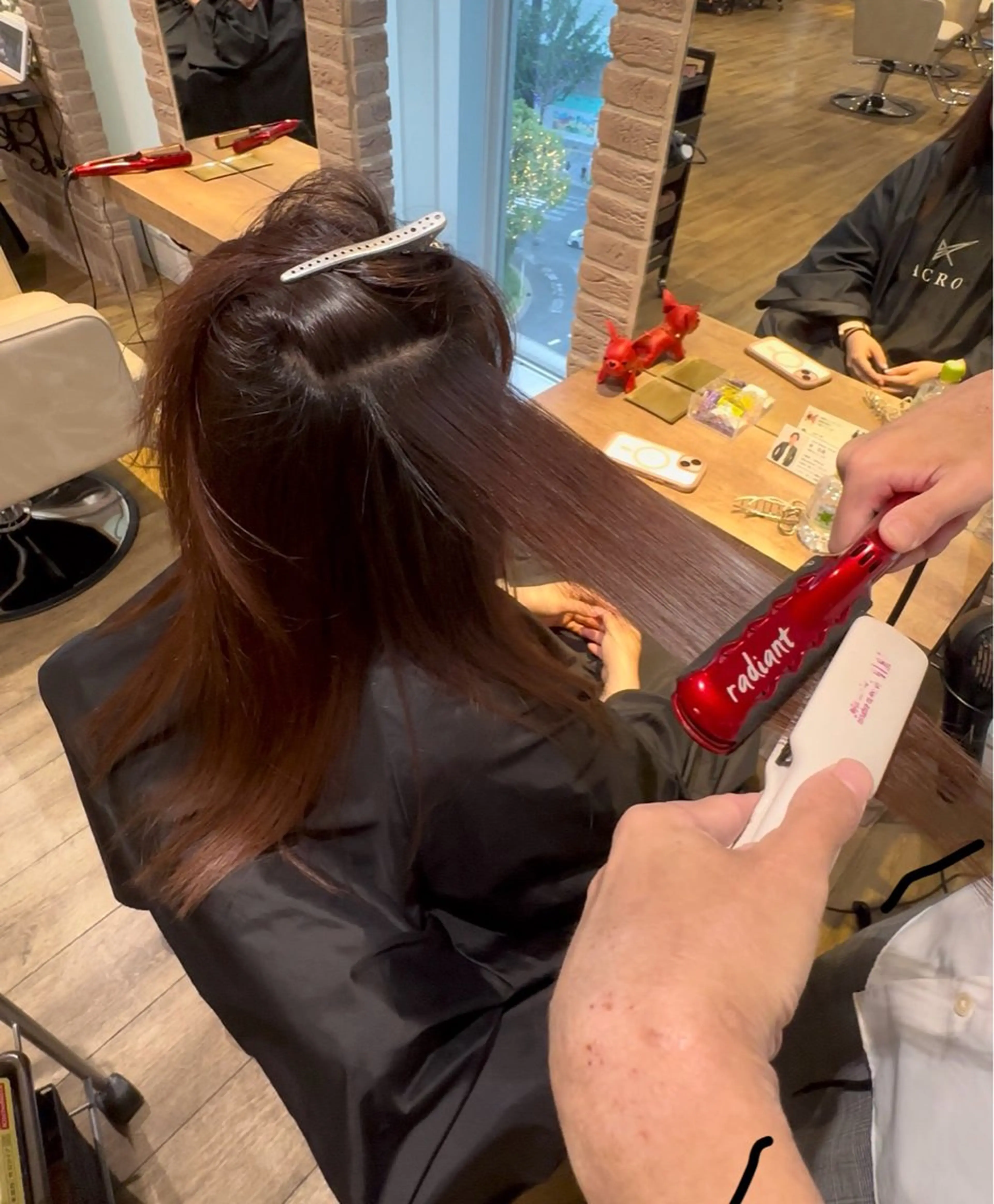 ロング 縮毛矯正 縮毛矯正 美髪矯正・レイヤー 倉友哉のヘアスタイル