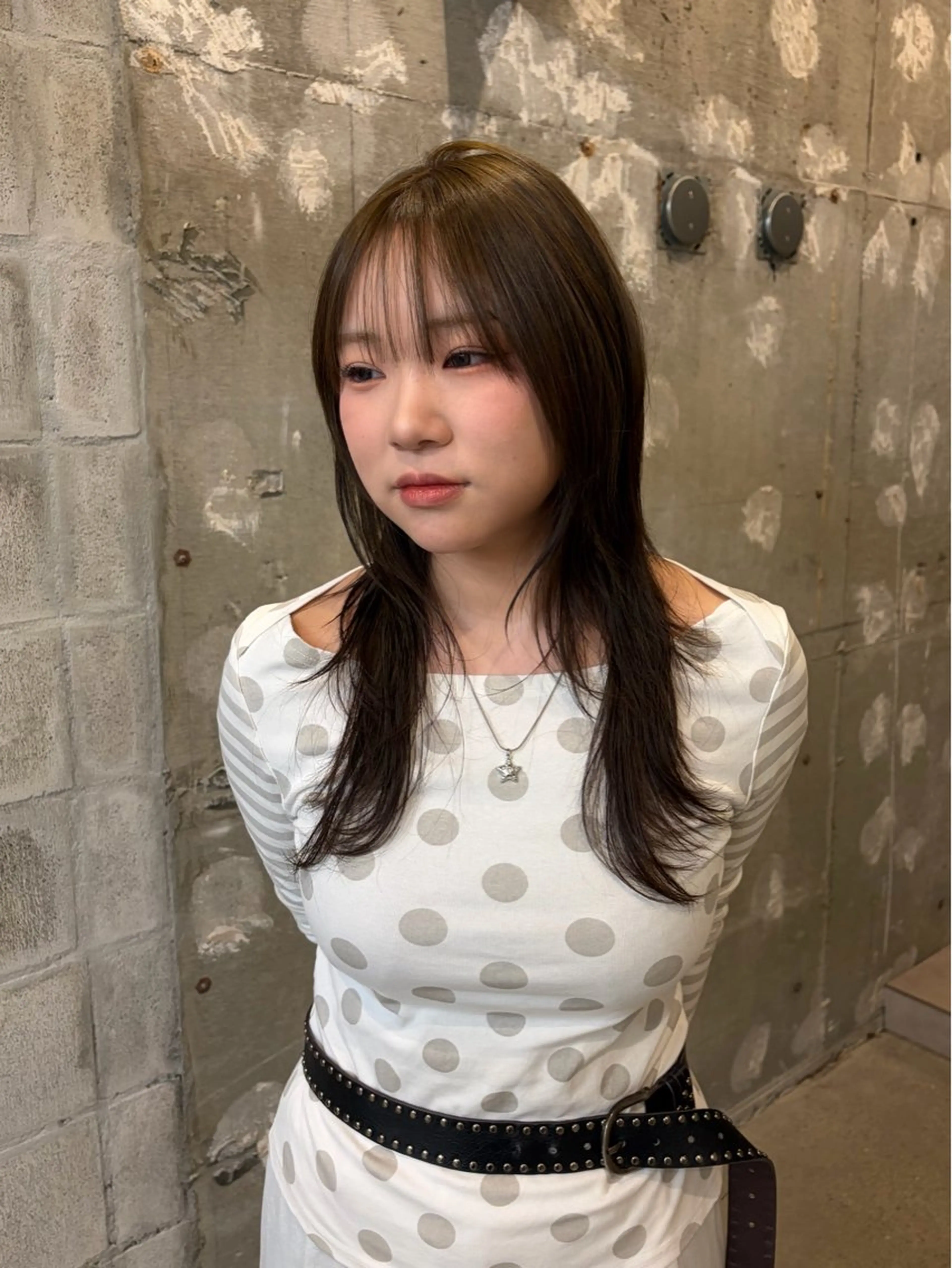 ロング カット ヘアカラー riko／ SYS by fitのヘアスタイル