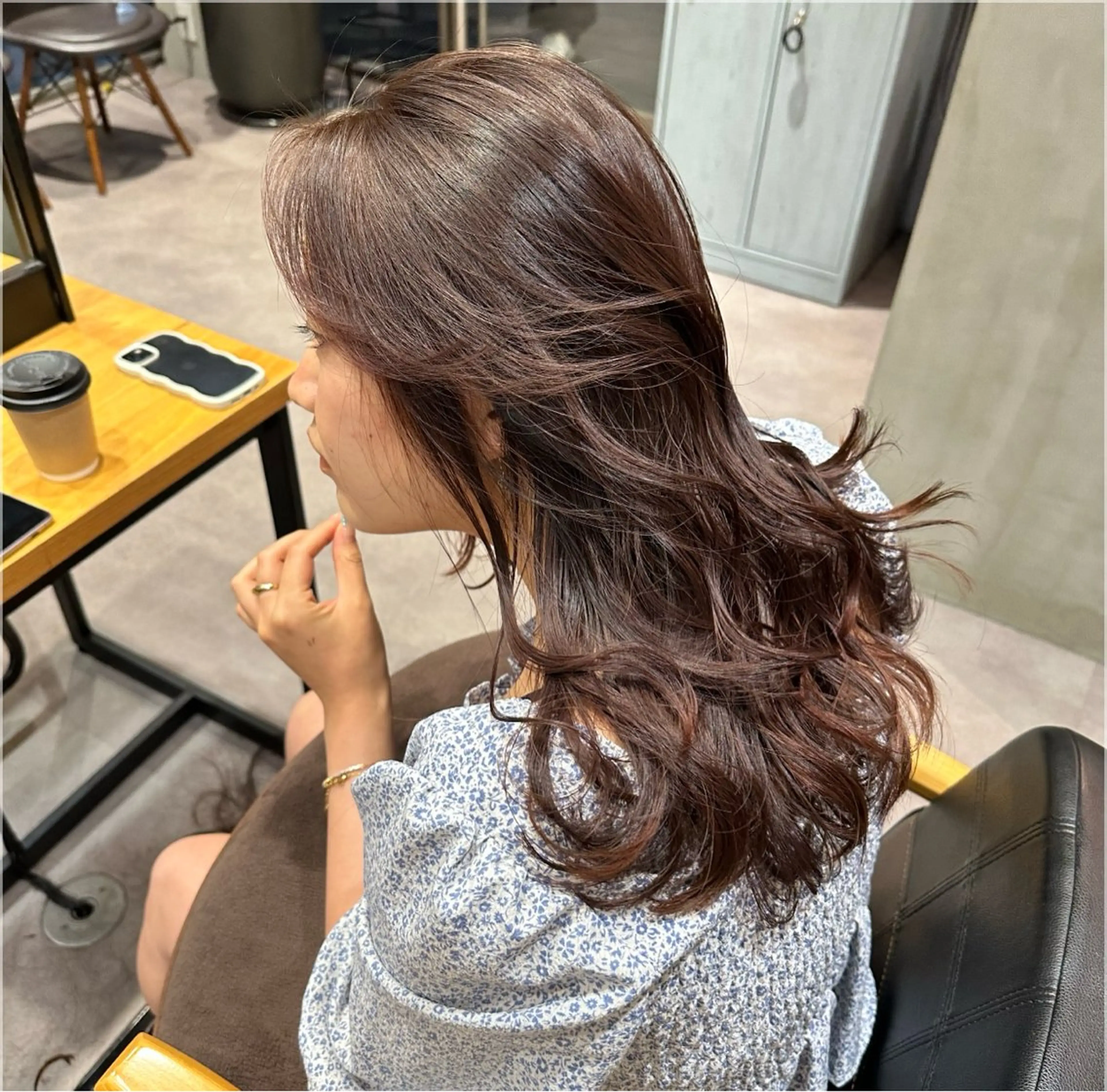 ロング カラー 韓国風/オシャレ /縮毛矯正/滝口琴未のヘアスタイル