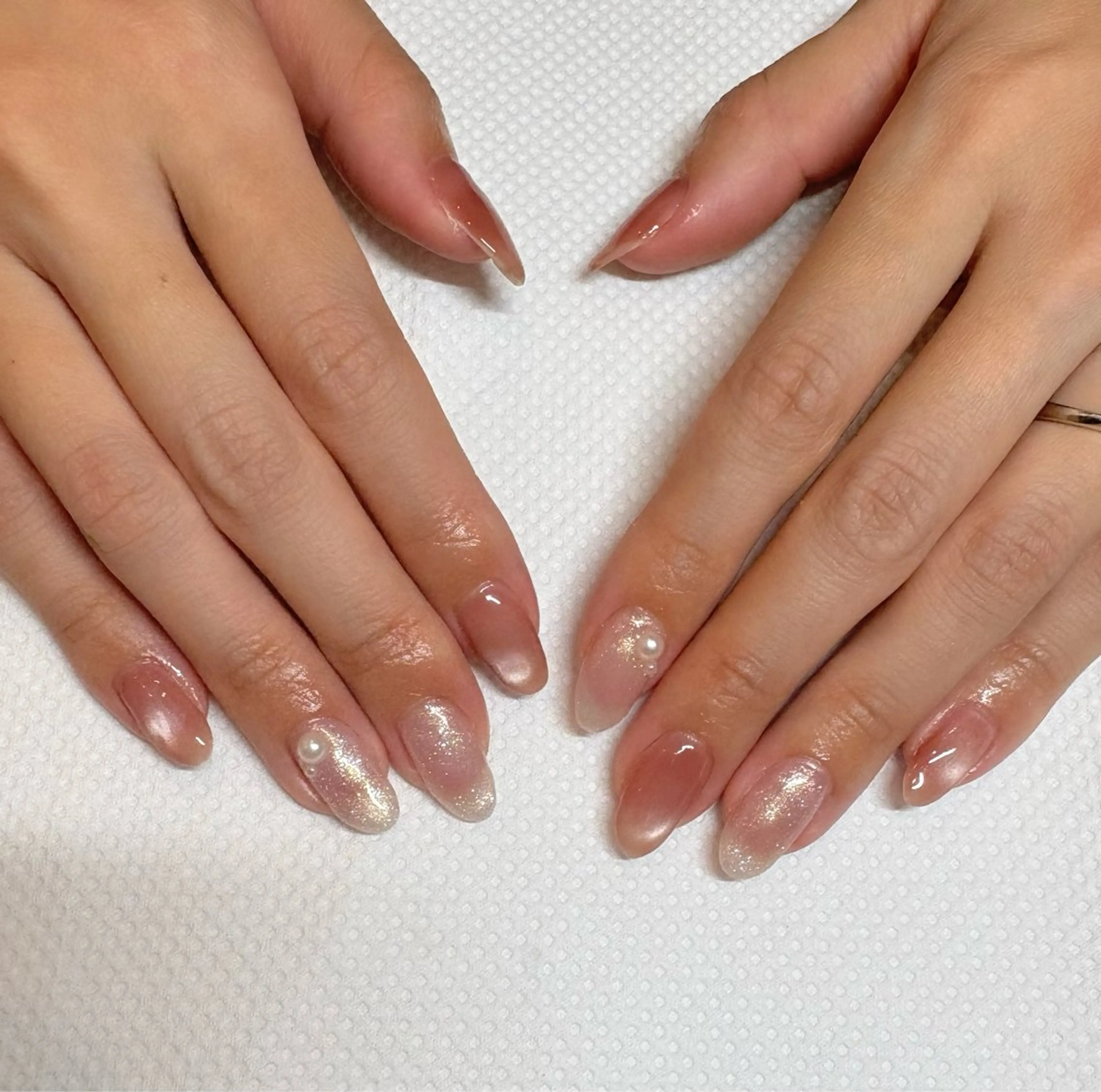 ネイル シンプルネイル 松本 リオナのネイルデザイン