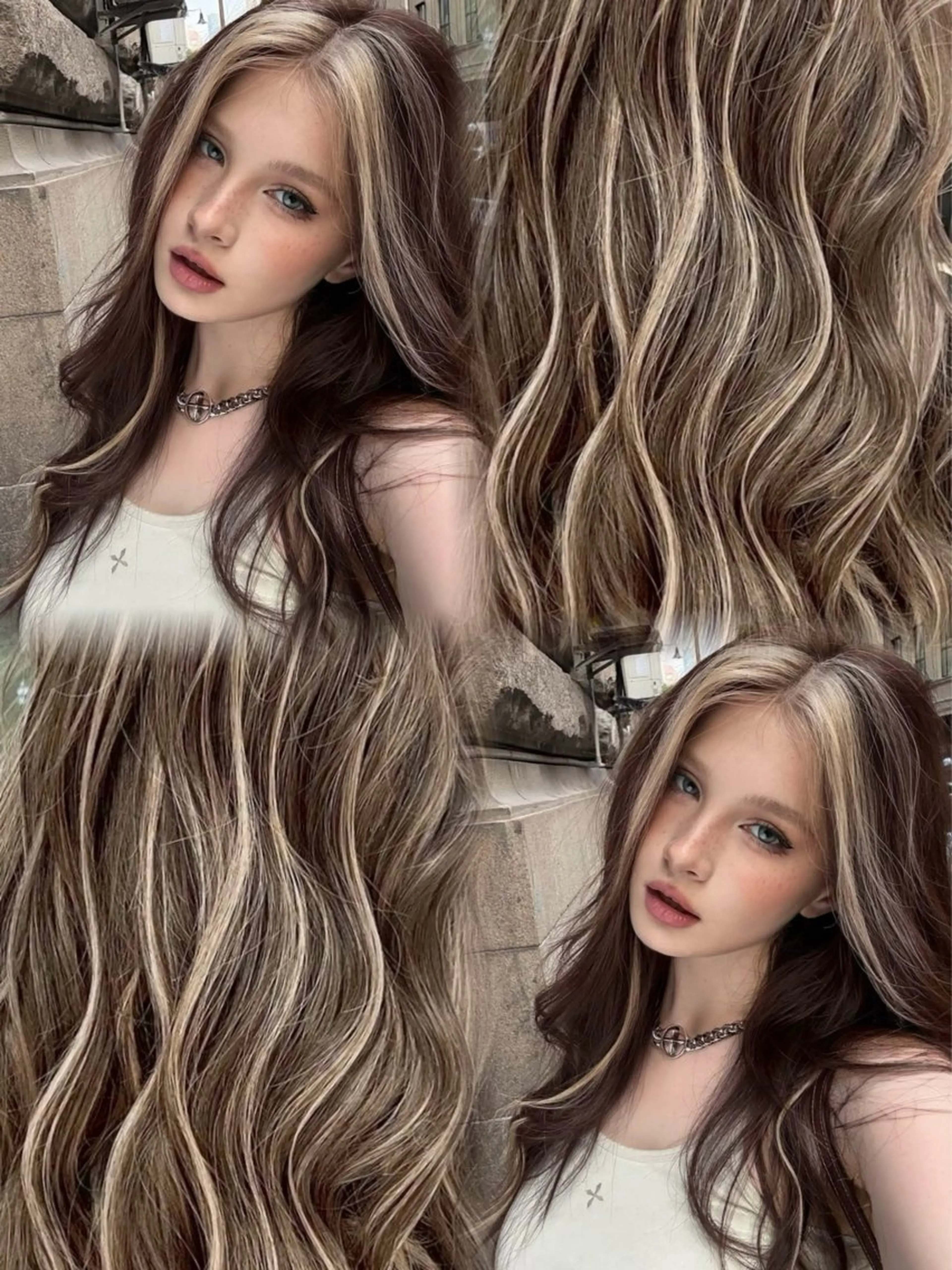 ロング カラー ヘアカラー トリートメント 伊藤 彩歩のヘアスタイル