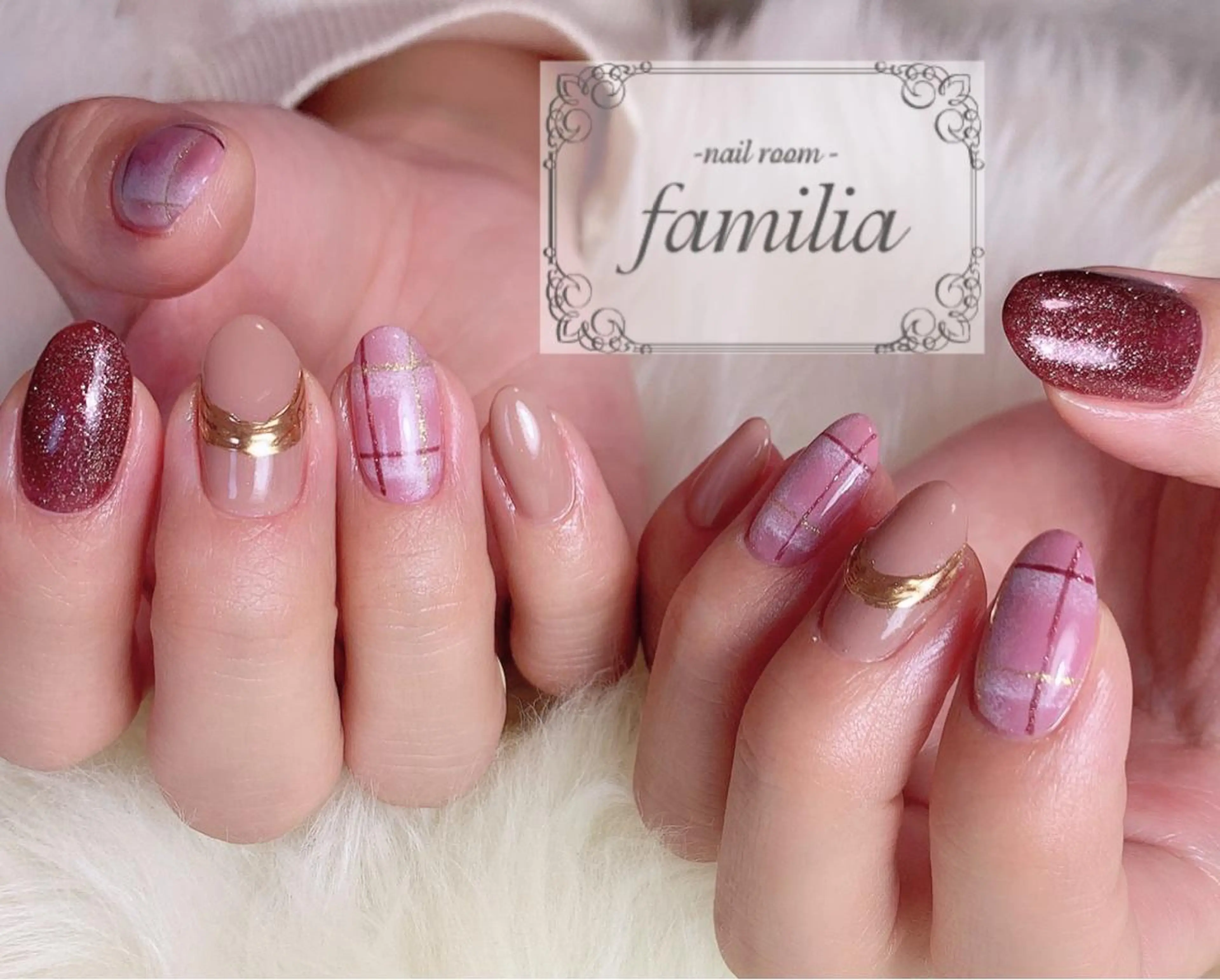 ネイル ハンドネイル -nailroom- familiaのネイルデザイン