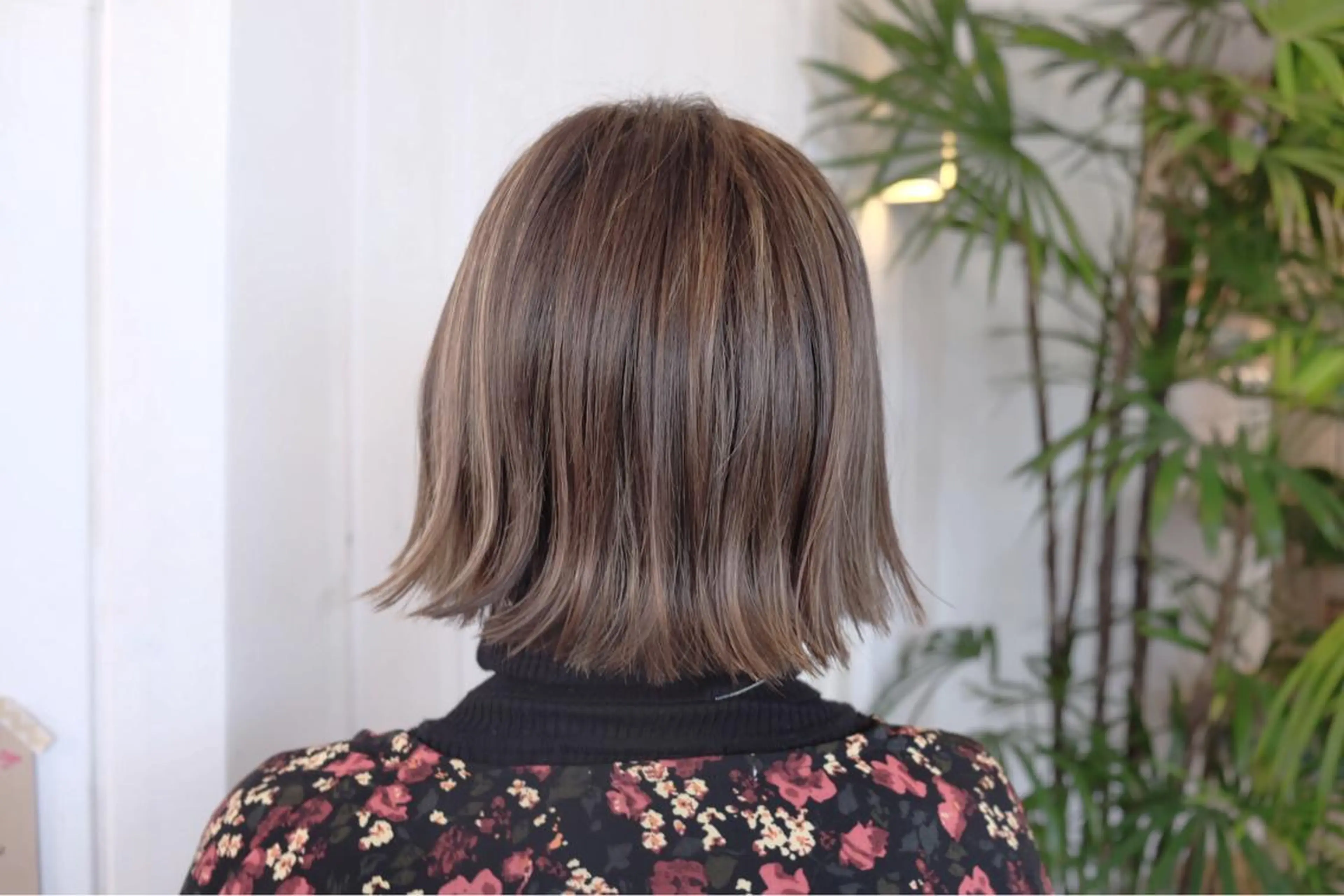 ショート カラー 切りっぱなしボブ ボブ 佐山 眞紀のヘアスタイル