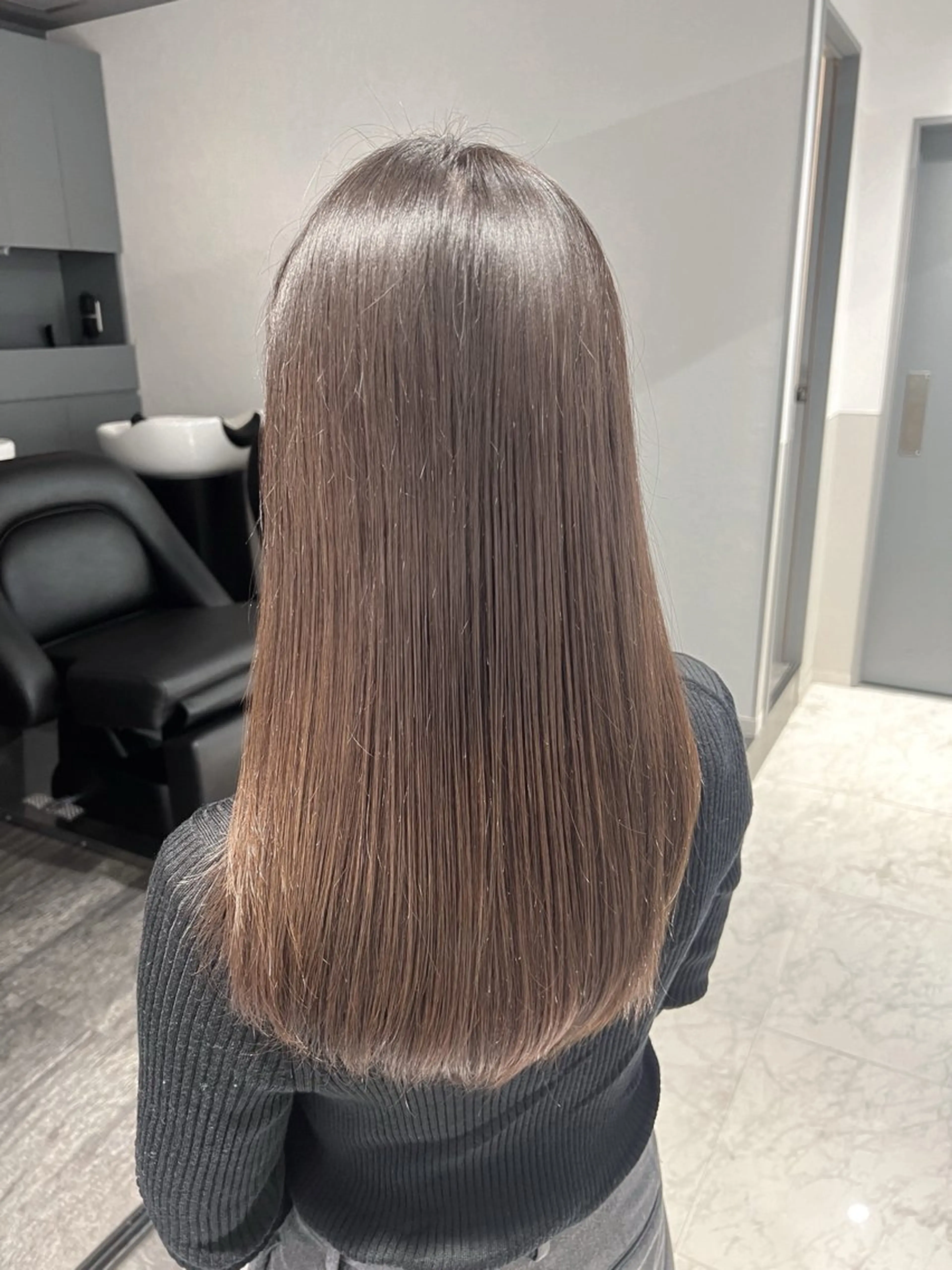 セミロング 韓国モテhair🍑 momoのヘアスタイル