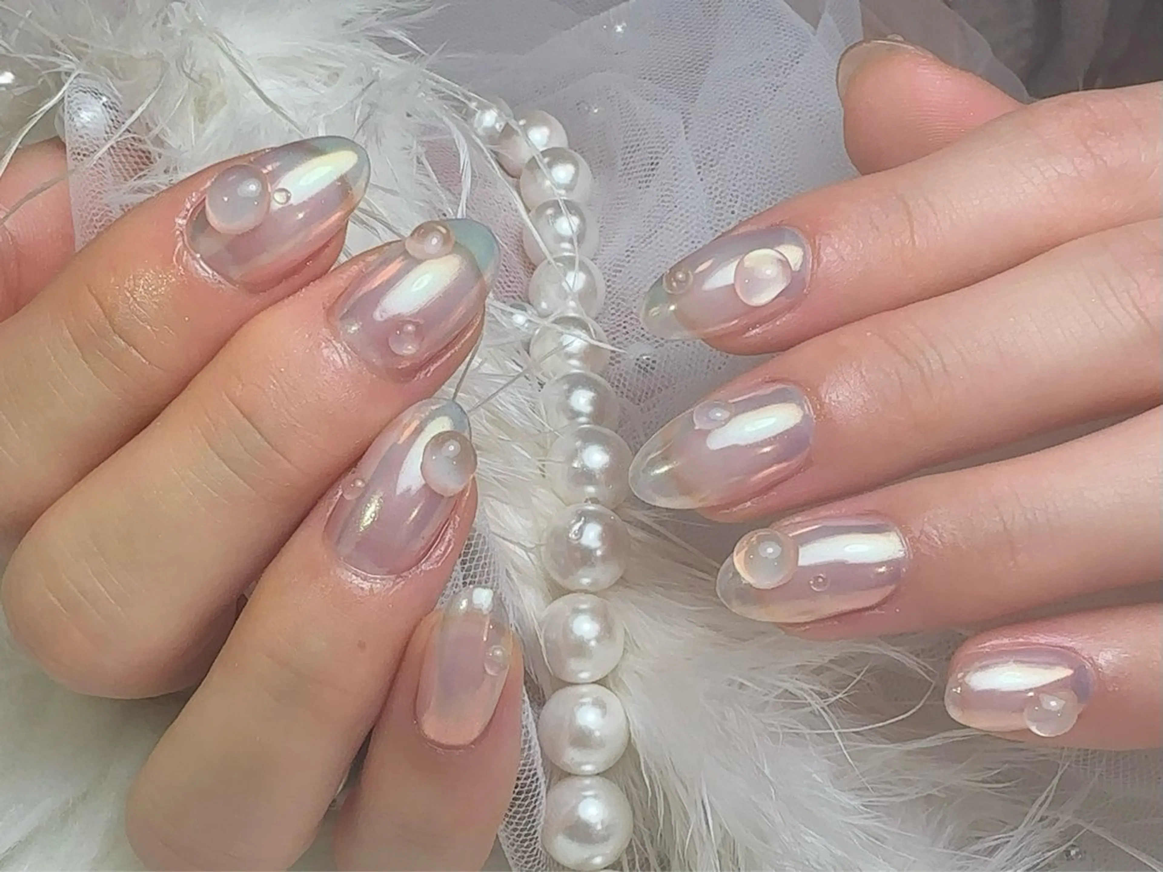 ネイル 成人式 長さ出し フットネイル フレンチネイル ジェルネイル ハンドネイル ハンドケア nail salon Feerieのネイルデザイン