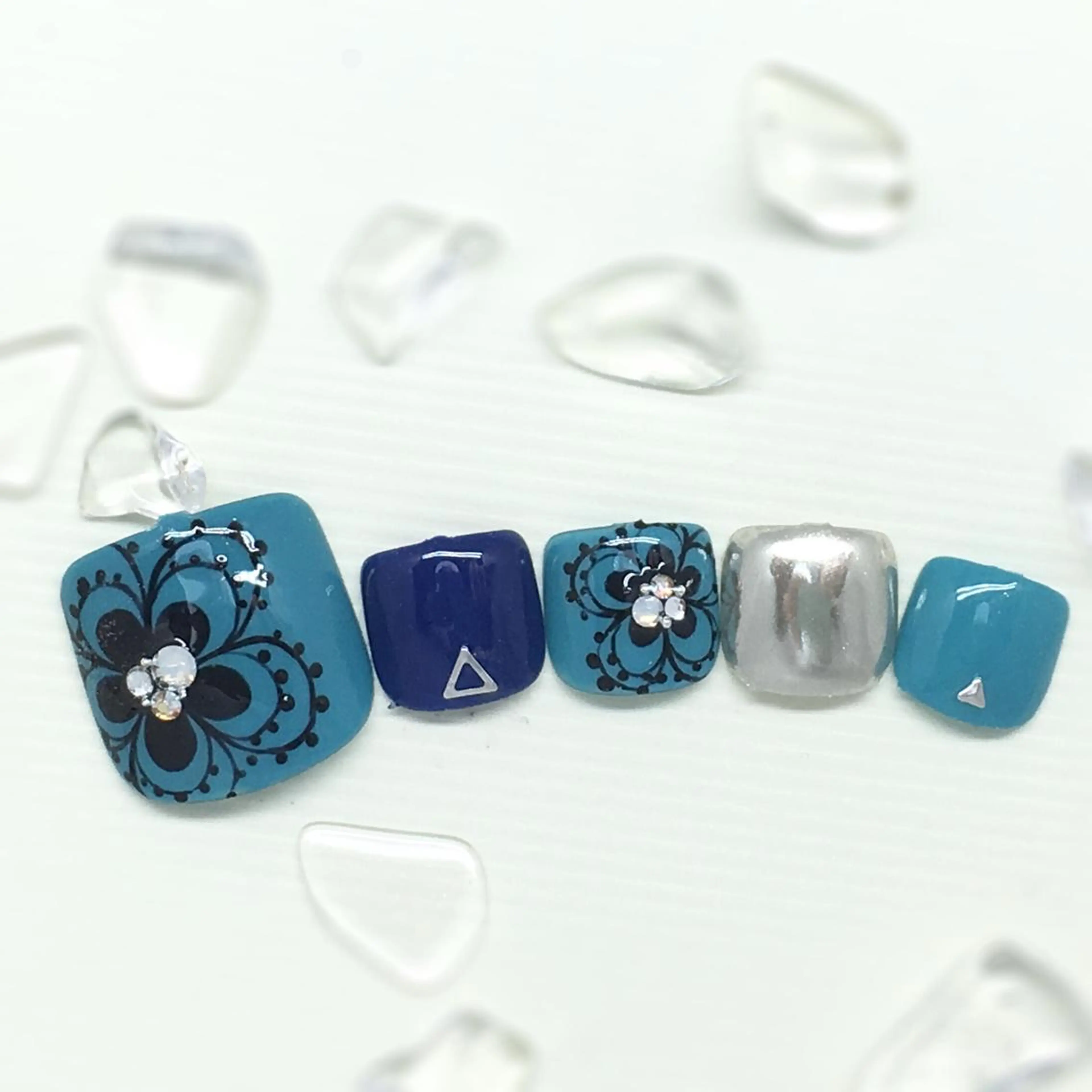 ネイル アートネイル フットネイル フットネイル papii☆ kurodaのネイルデザイン