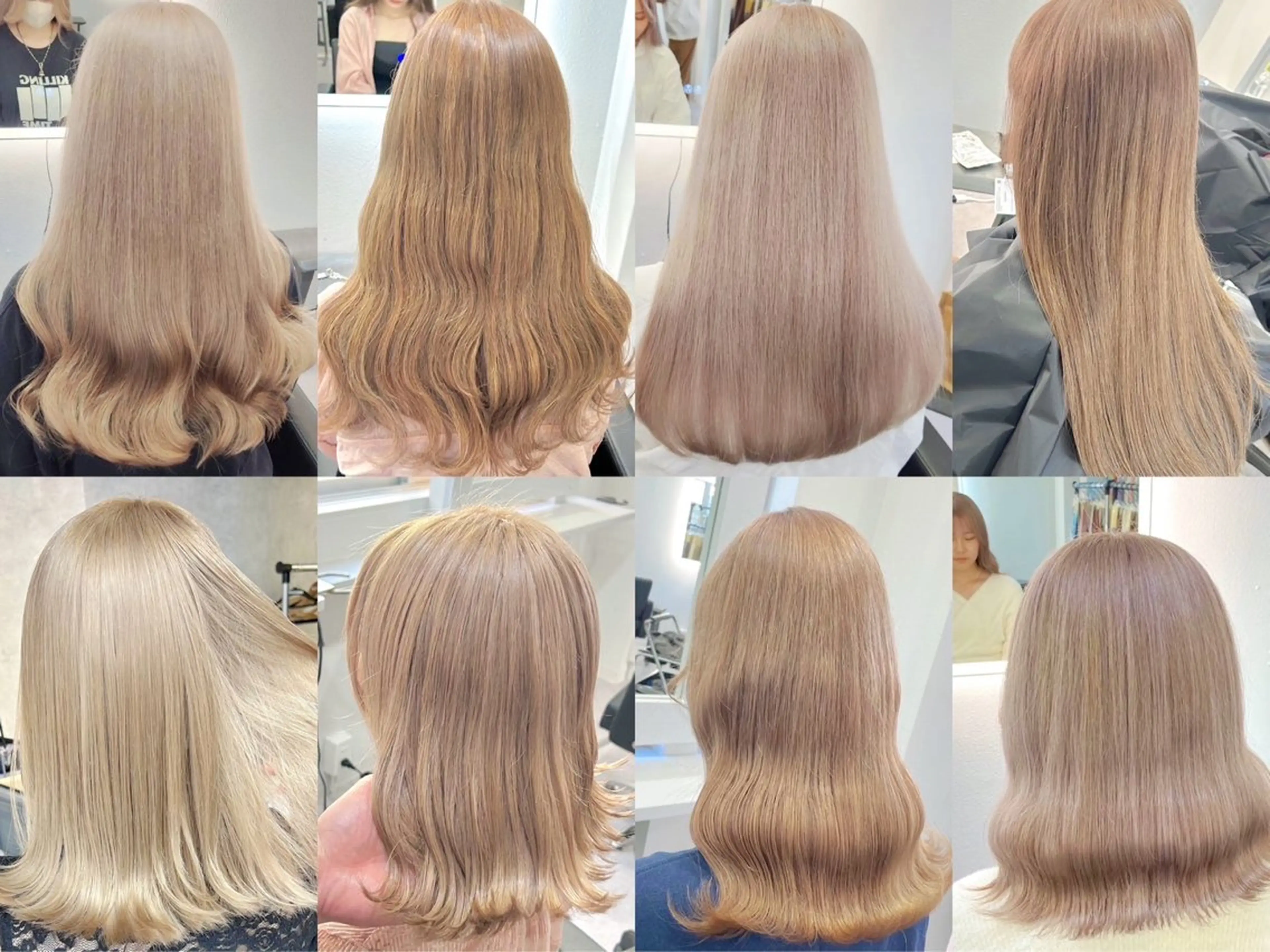 ロング カラー Cielro/ダブル カラー/西田咲希のヘアスタイル